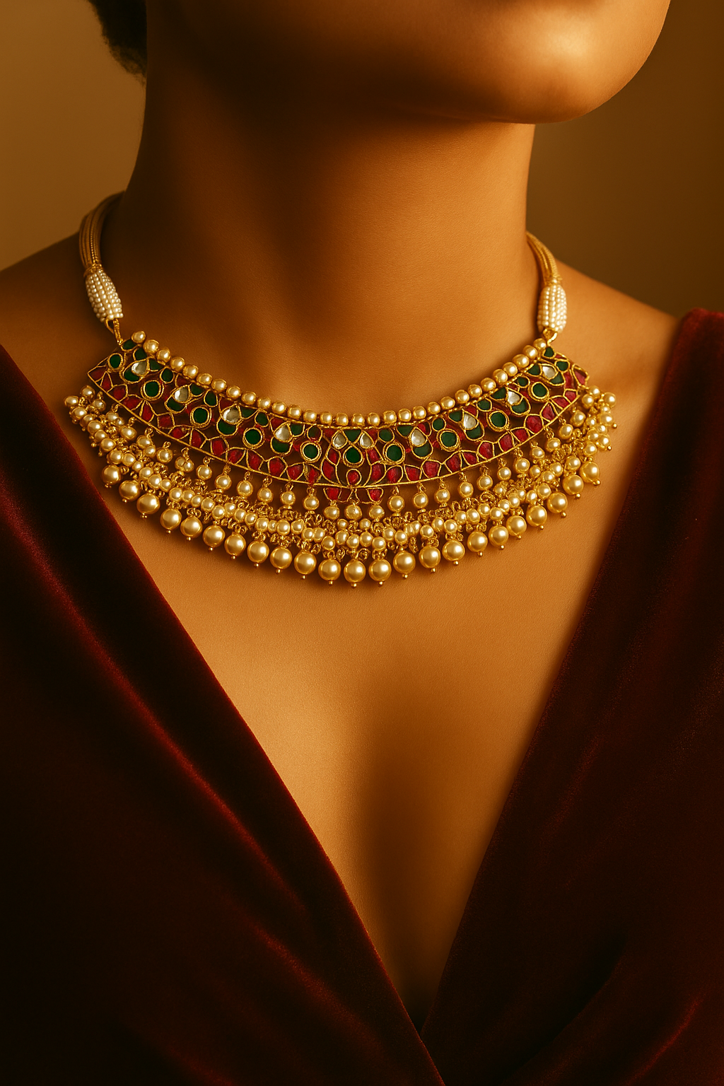 Golden Choker Set