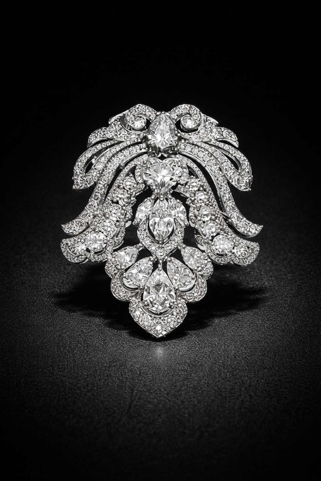 Pure Silver Imperial Constellation Brooch