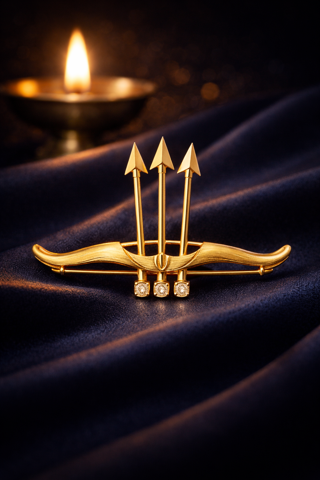 Pure Silver Divine Arrow Brooch