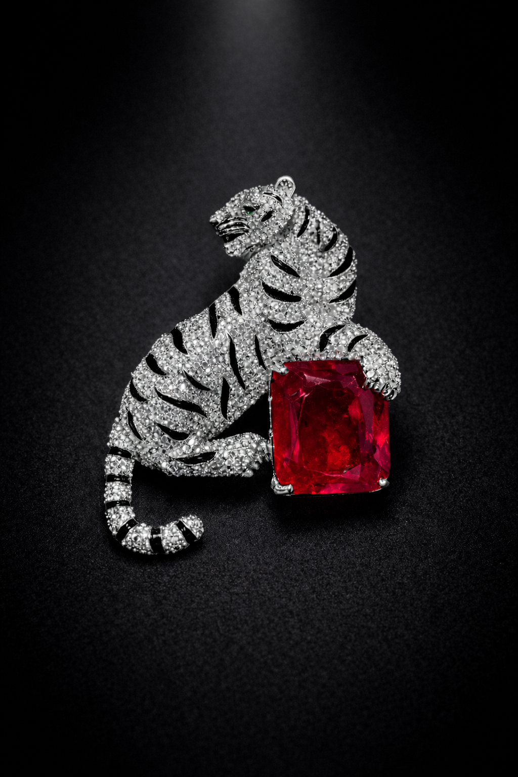 Royal Tiger Brooch