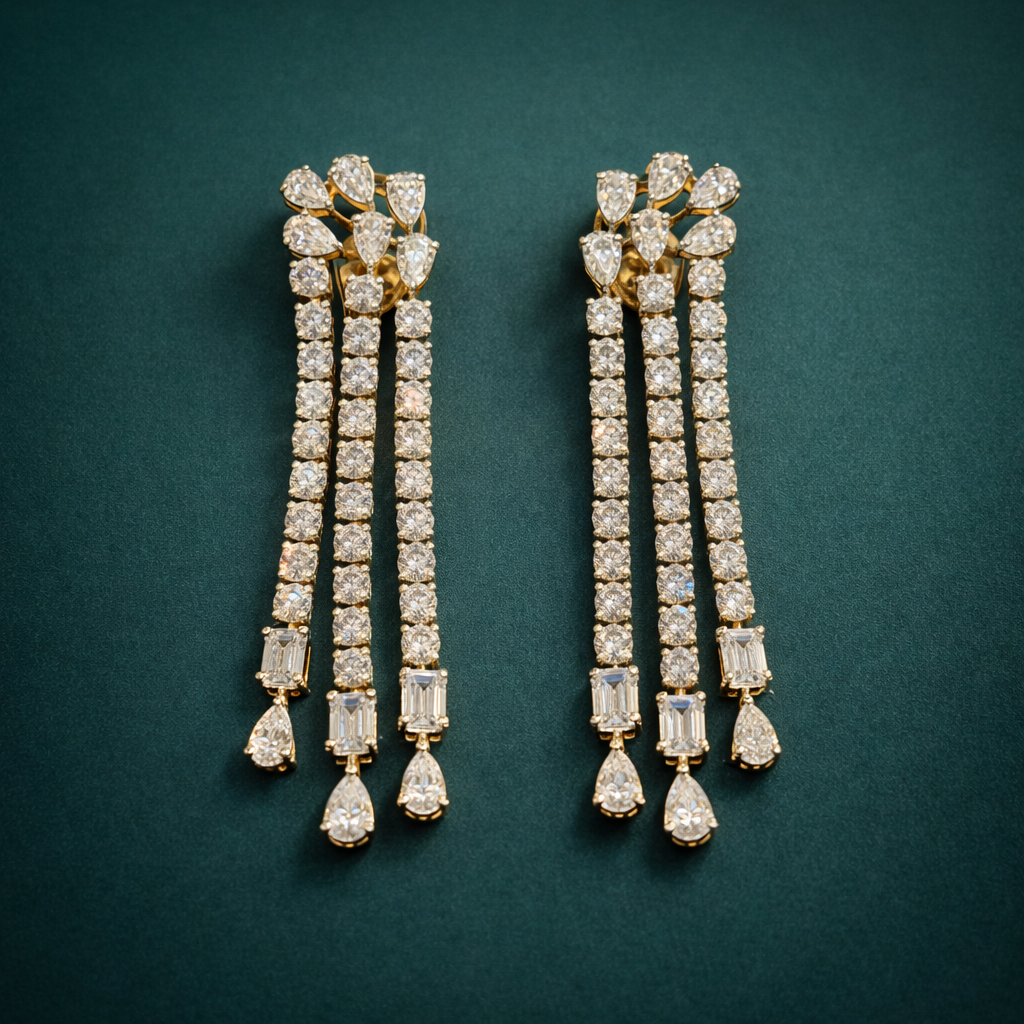 Pure Silver Elegant Danglers