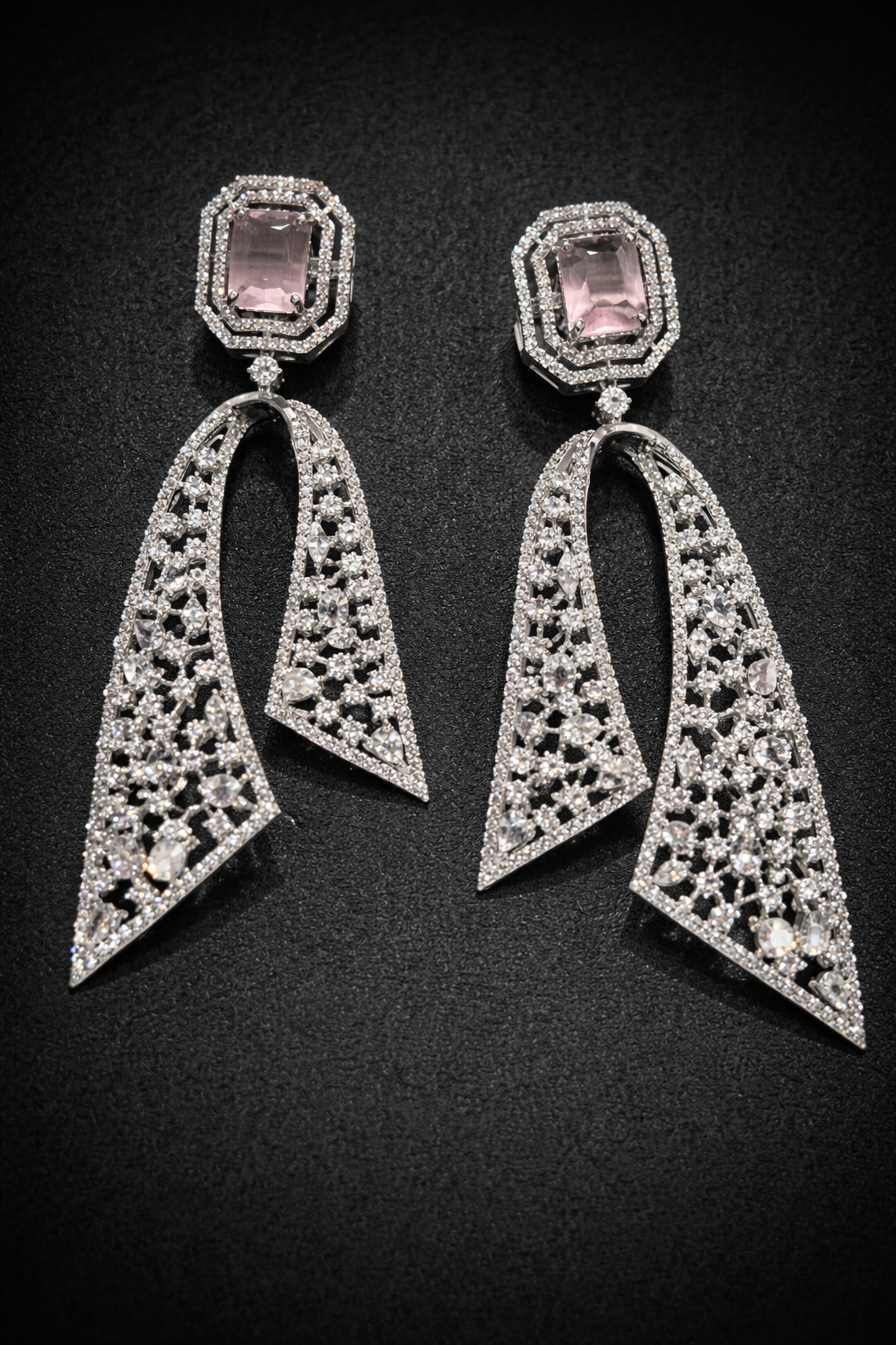 Blush Cascade Earrings