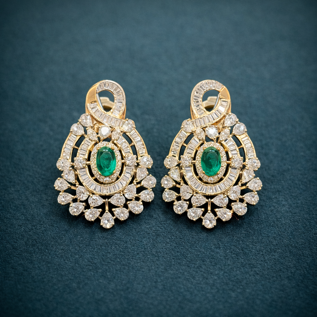 Pure Silver Charm Earrings