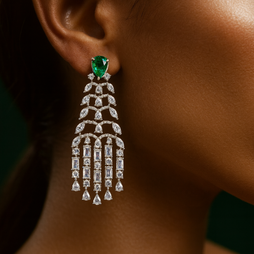 Shimmer Cascade Danglers