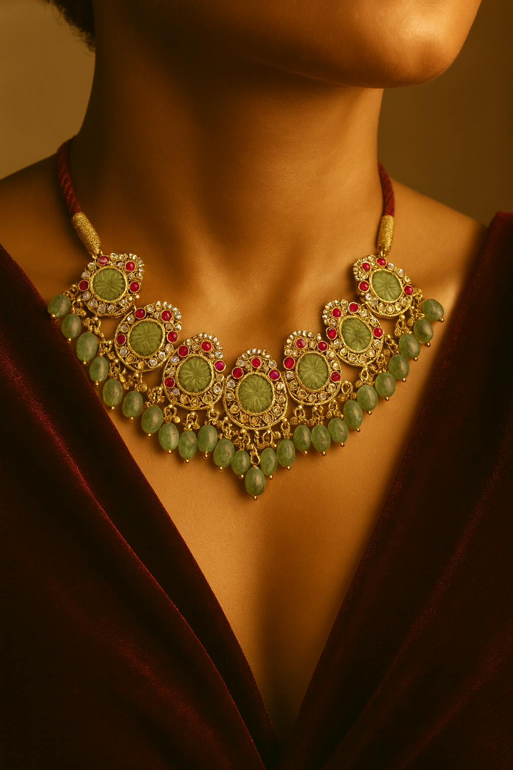 Jadau Necklace Set