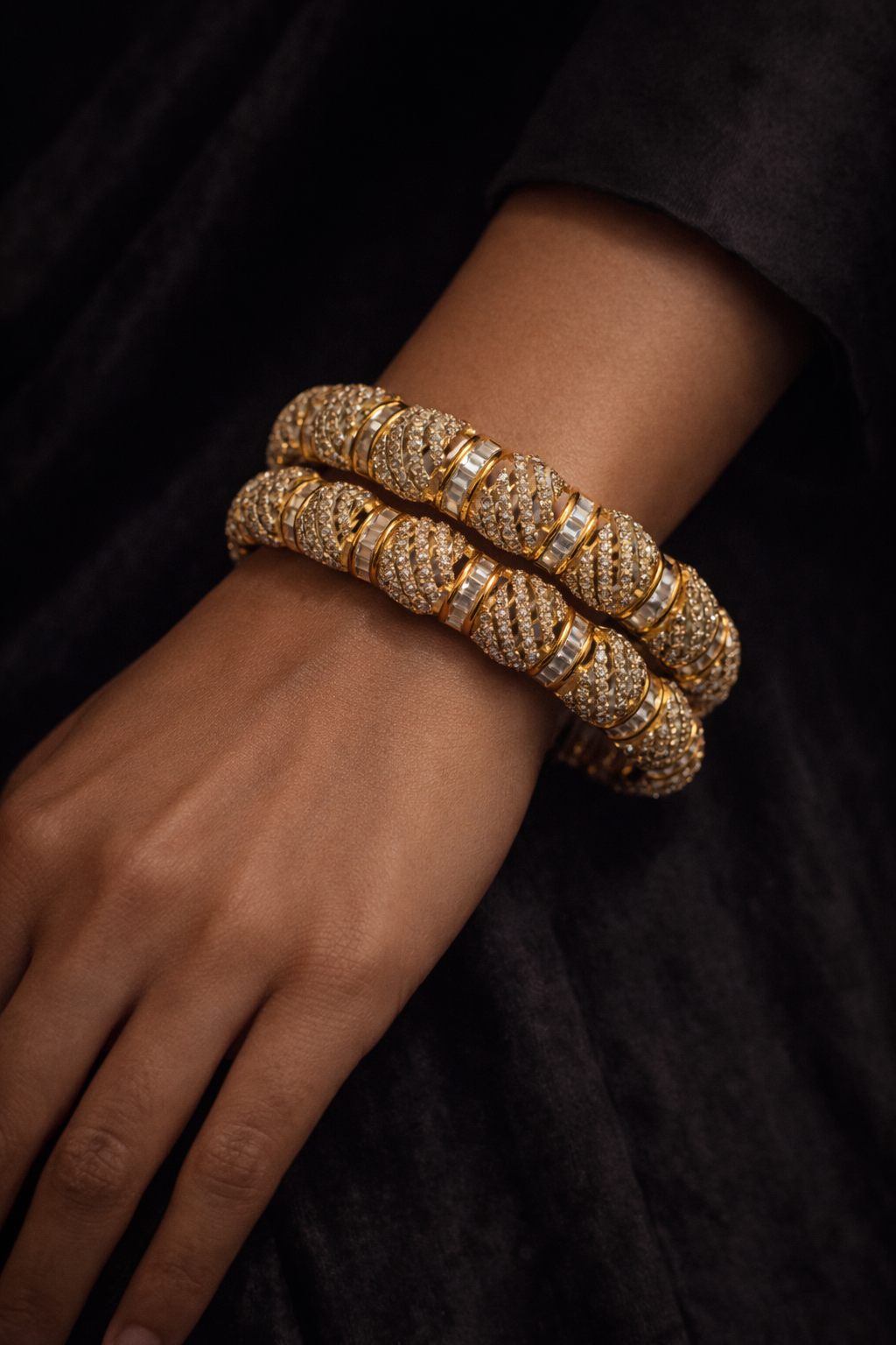 Golden Noori Bangles