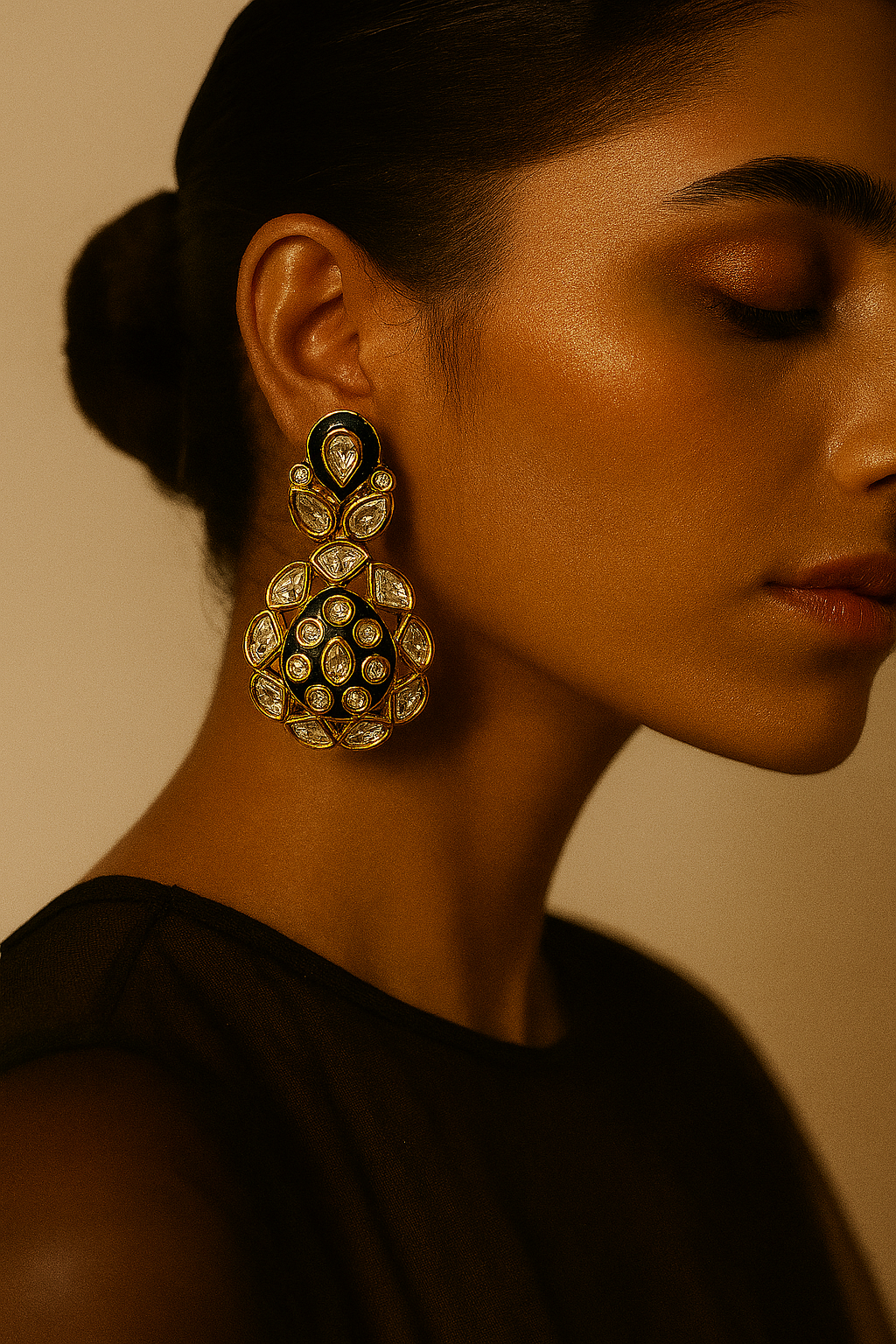 Peacock Bloom Earrings