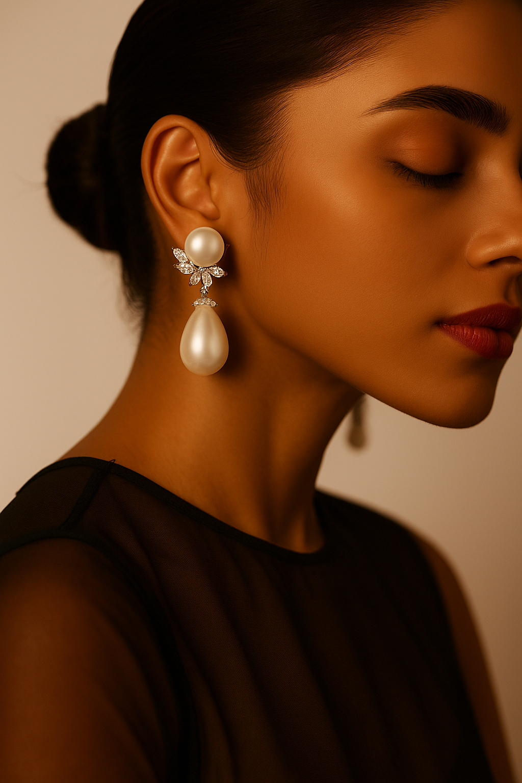 92.5 Silver Grace Pearl Drops