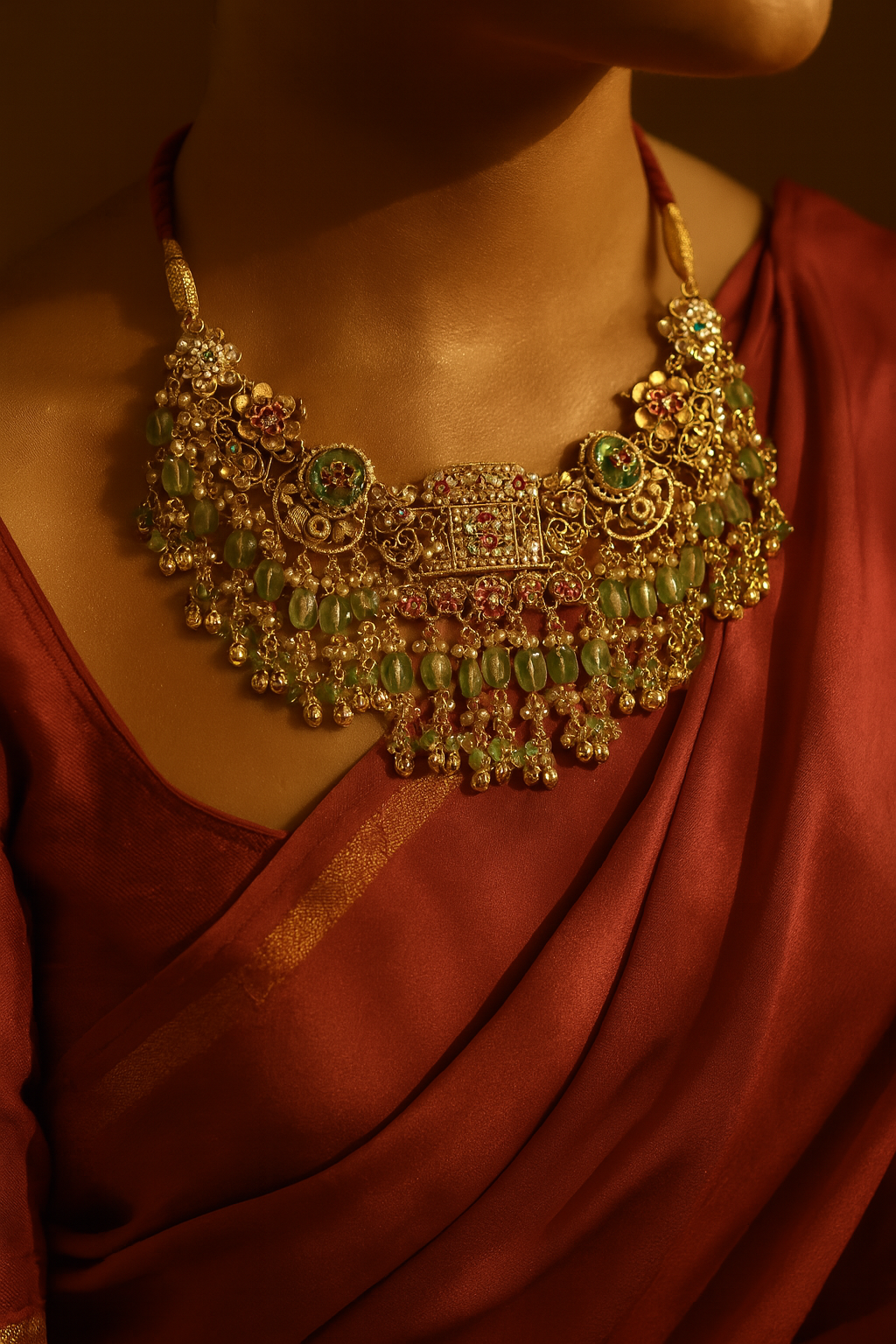 Jade Haveli Choker