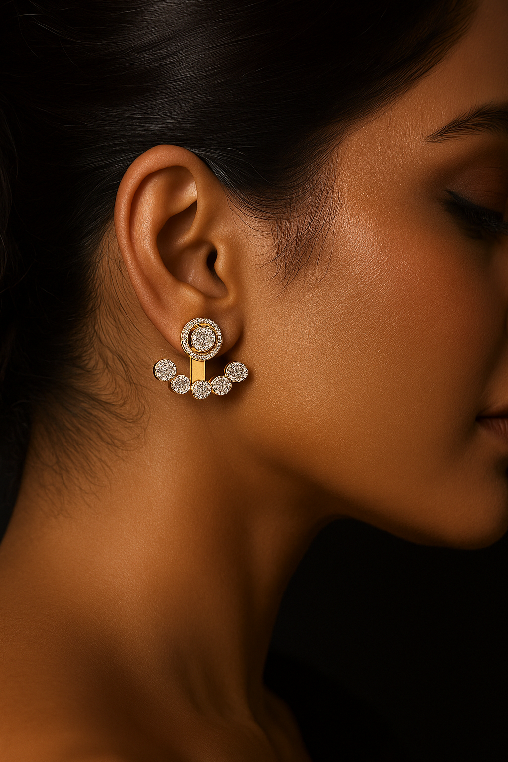 92.5 Silver Jacket Earrings