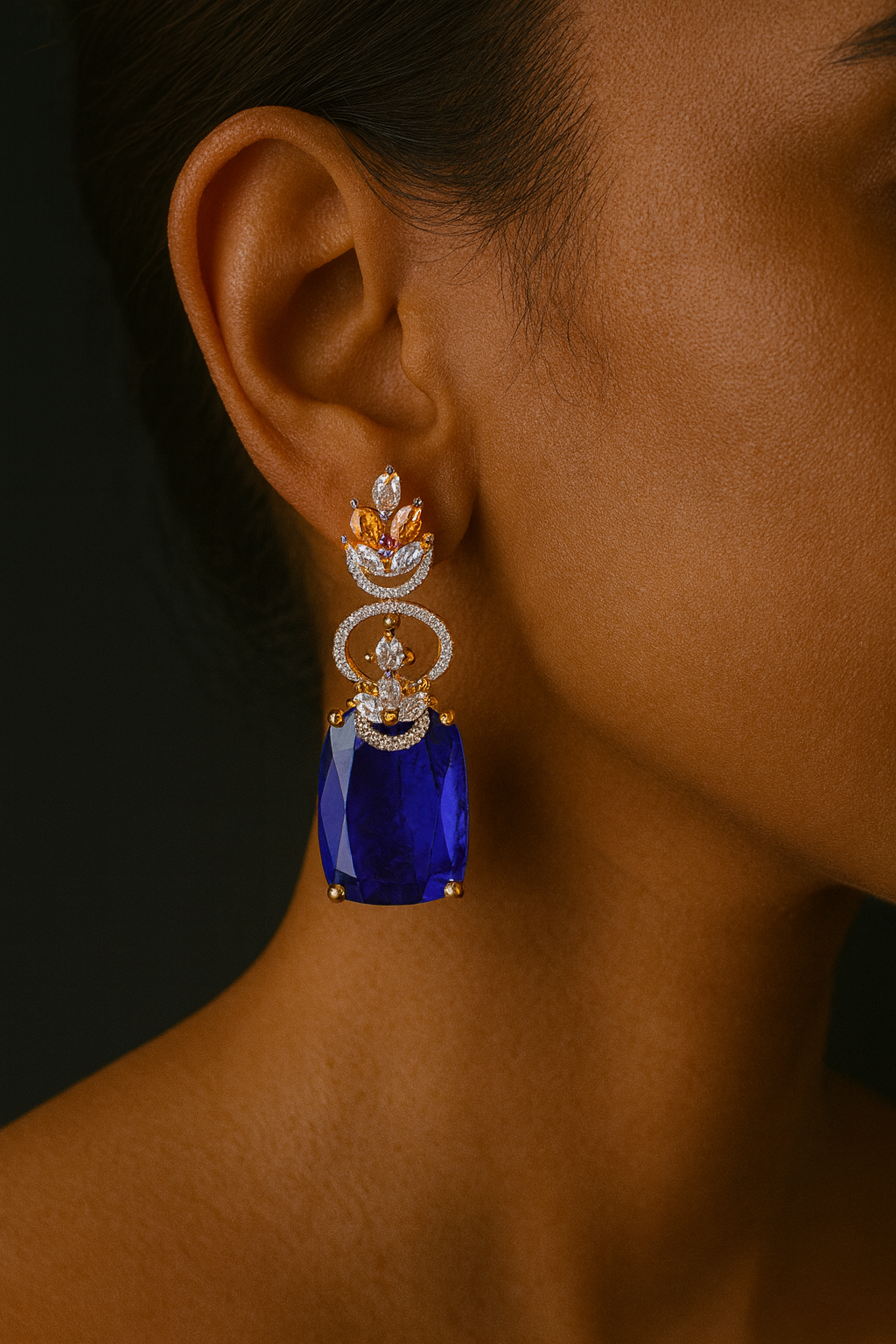 Azure Statement Earrings