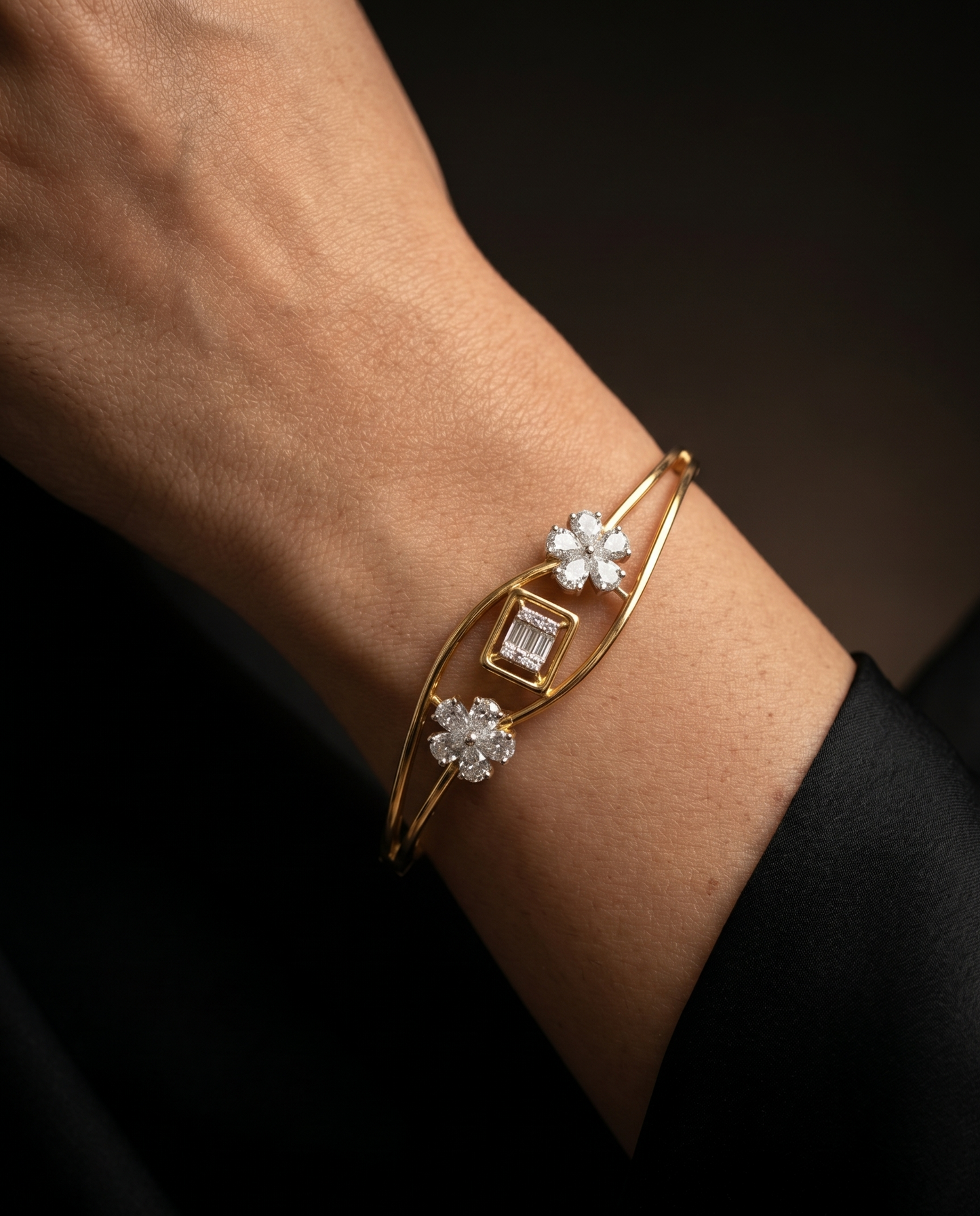 Pure Silver Silent Garden Bracelet