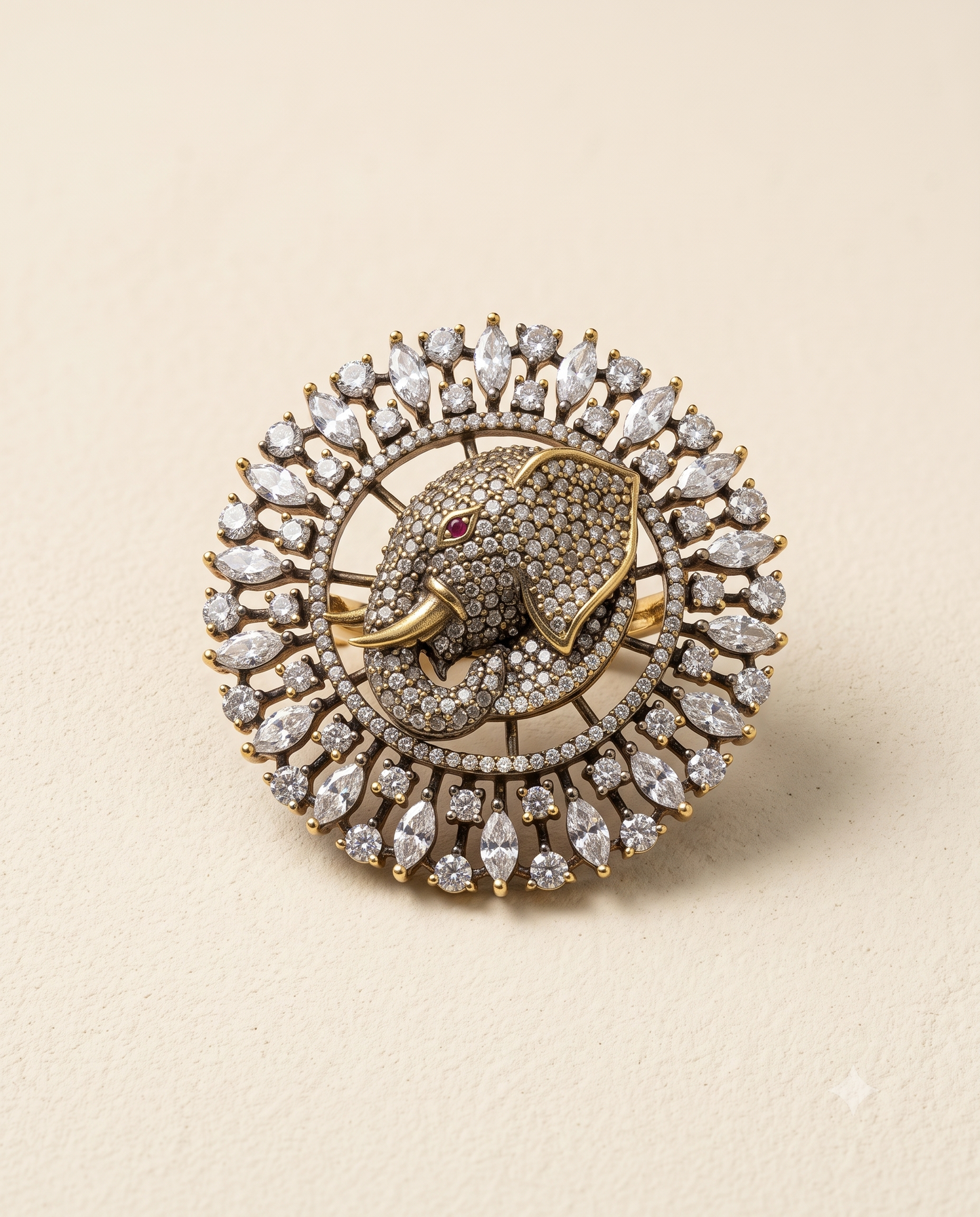 Gaj Halo Brooch