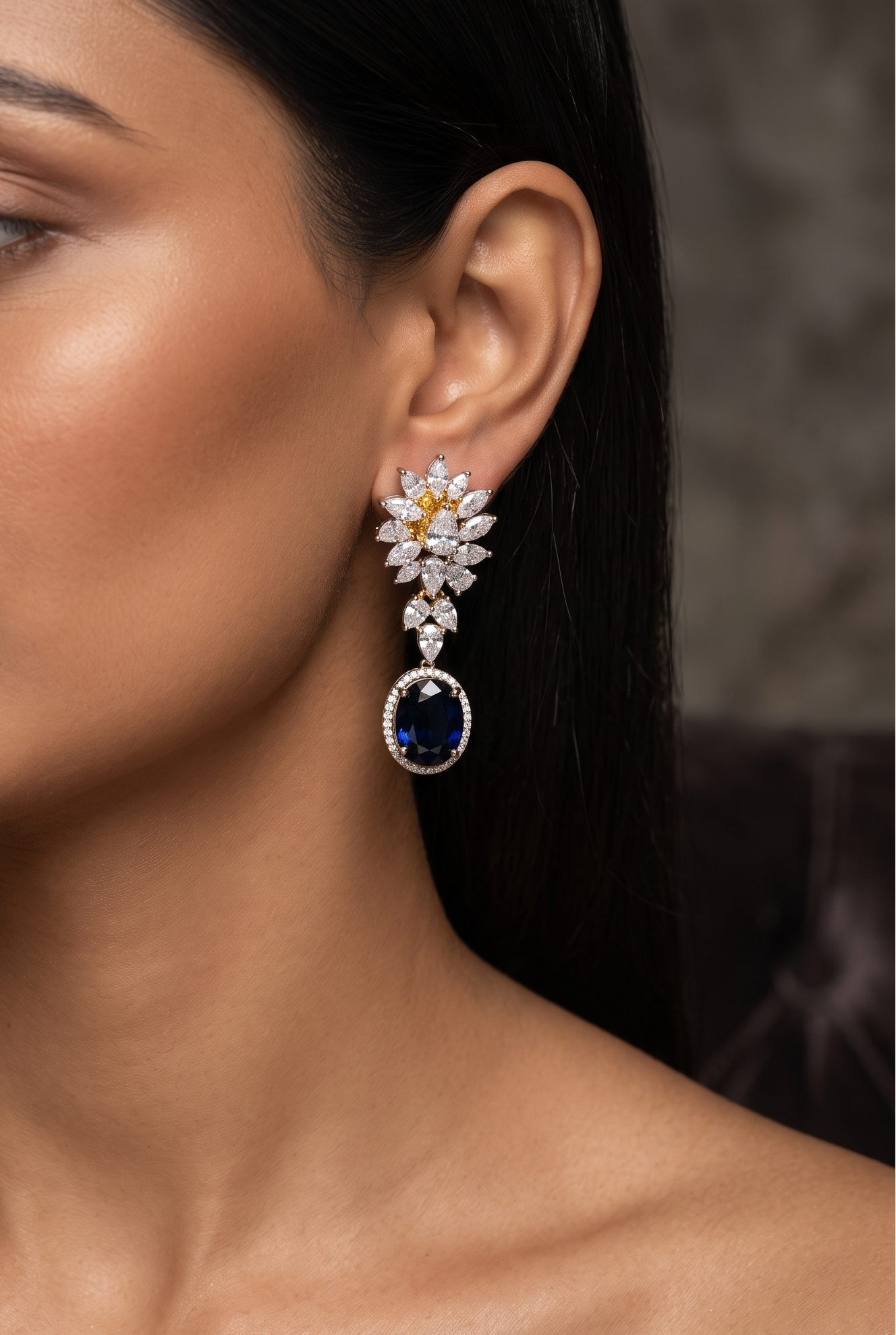 Sapphire Constellation Earrings