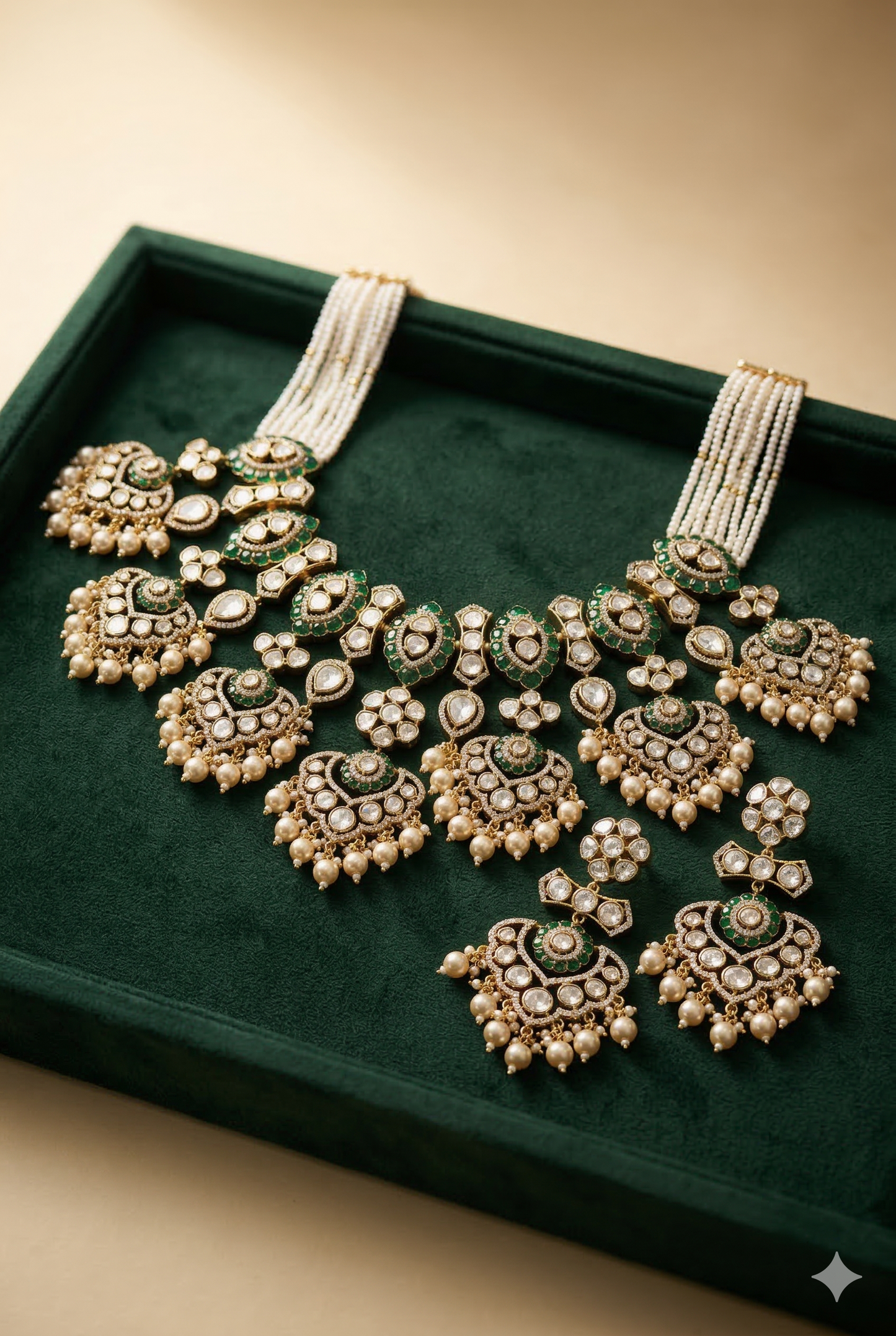 Emerald Amaya Necklace Set