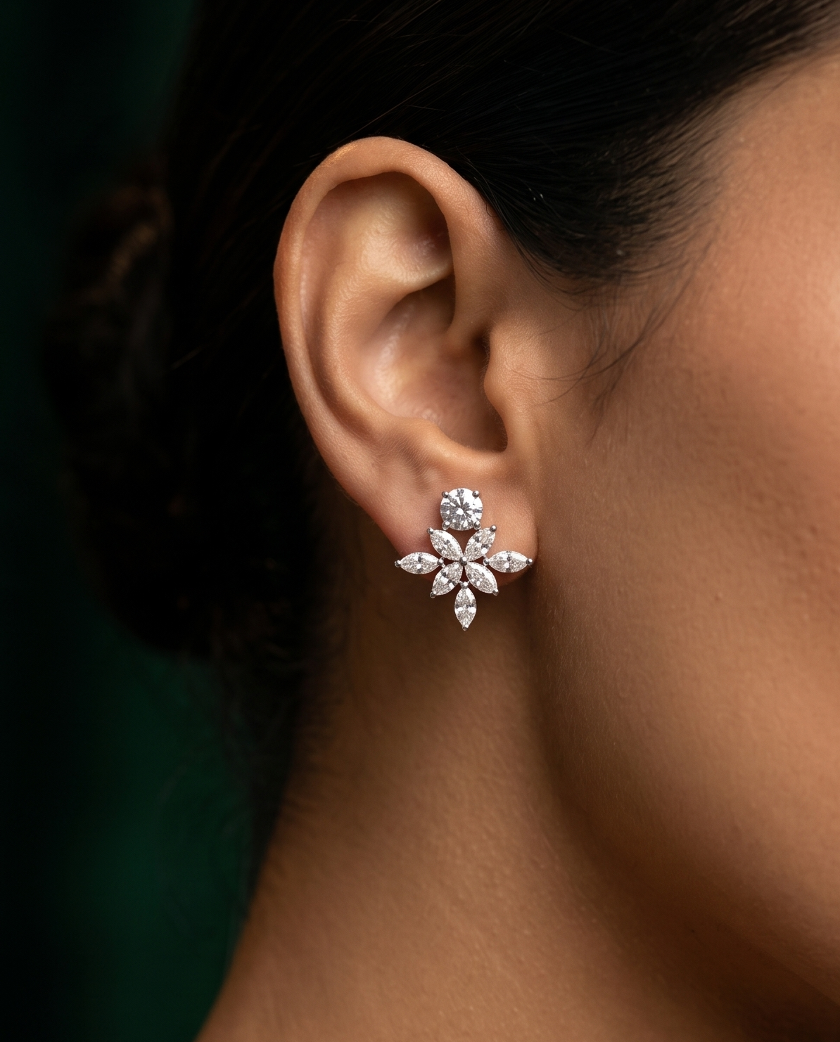 Pure Silver Elegance Studs