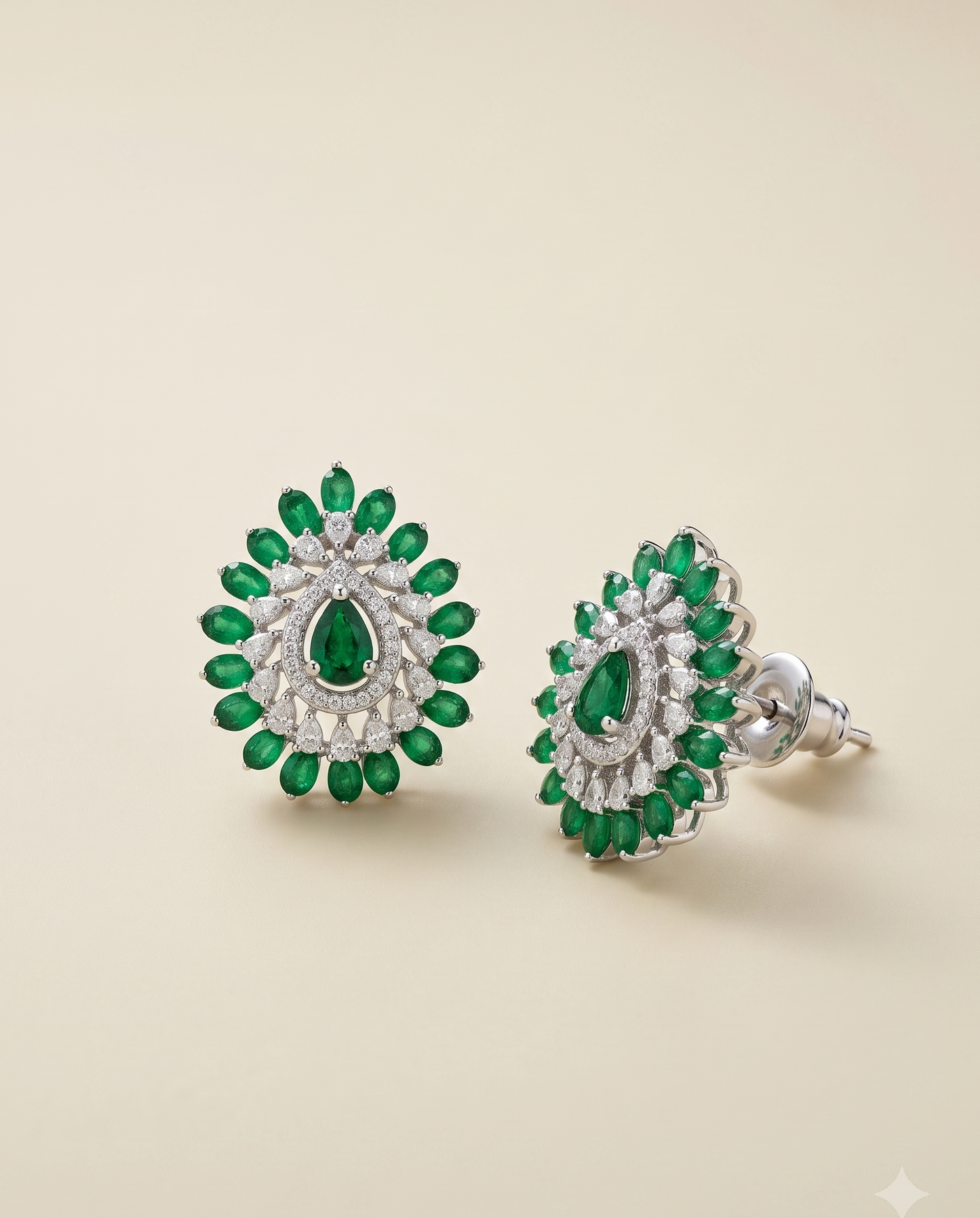 Green Radiance Studs