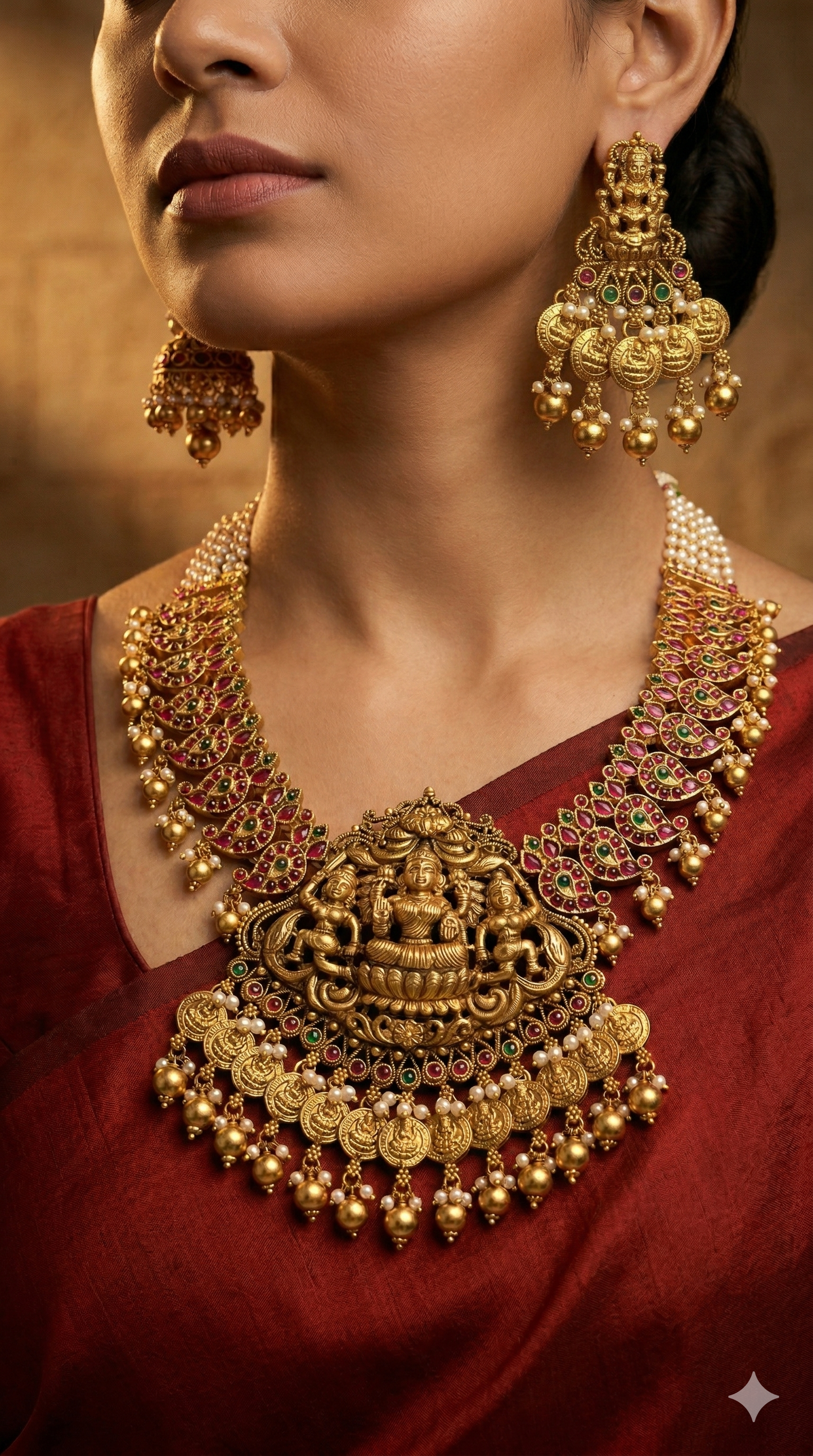 Royal Temple Necklace Set