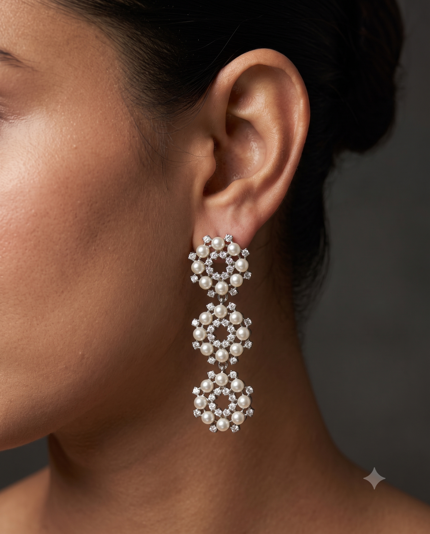 Pearl Motif Danglers