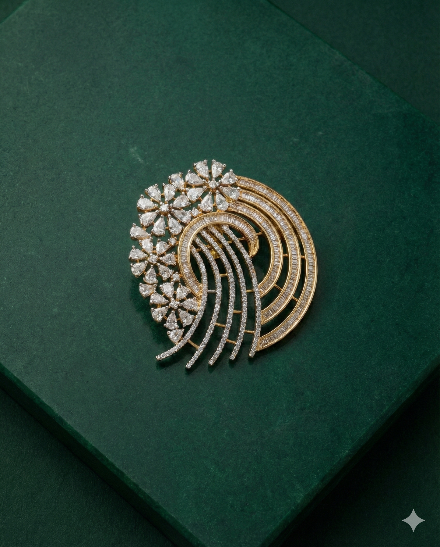 Elegant Floral Pendant Set