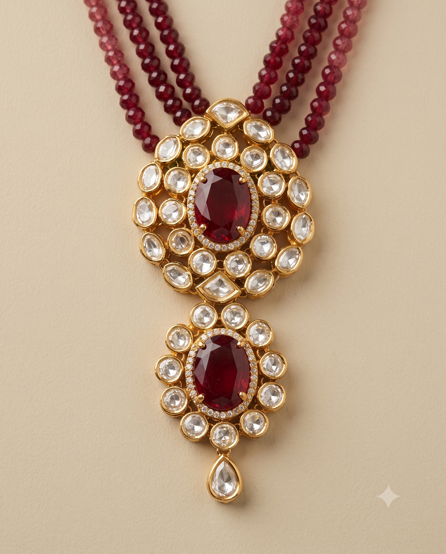 Polki Grace Ruby Necklace