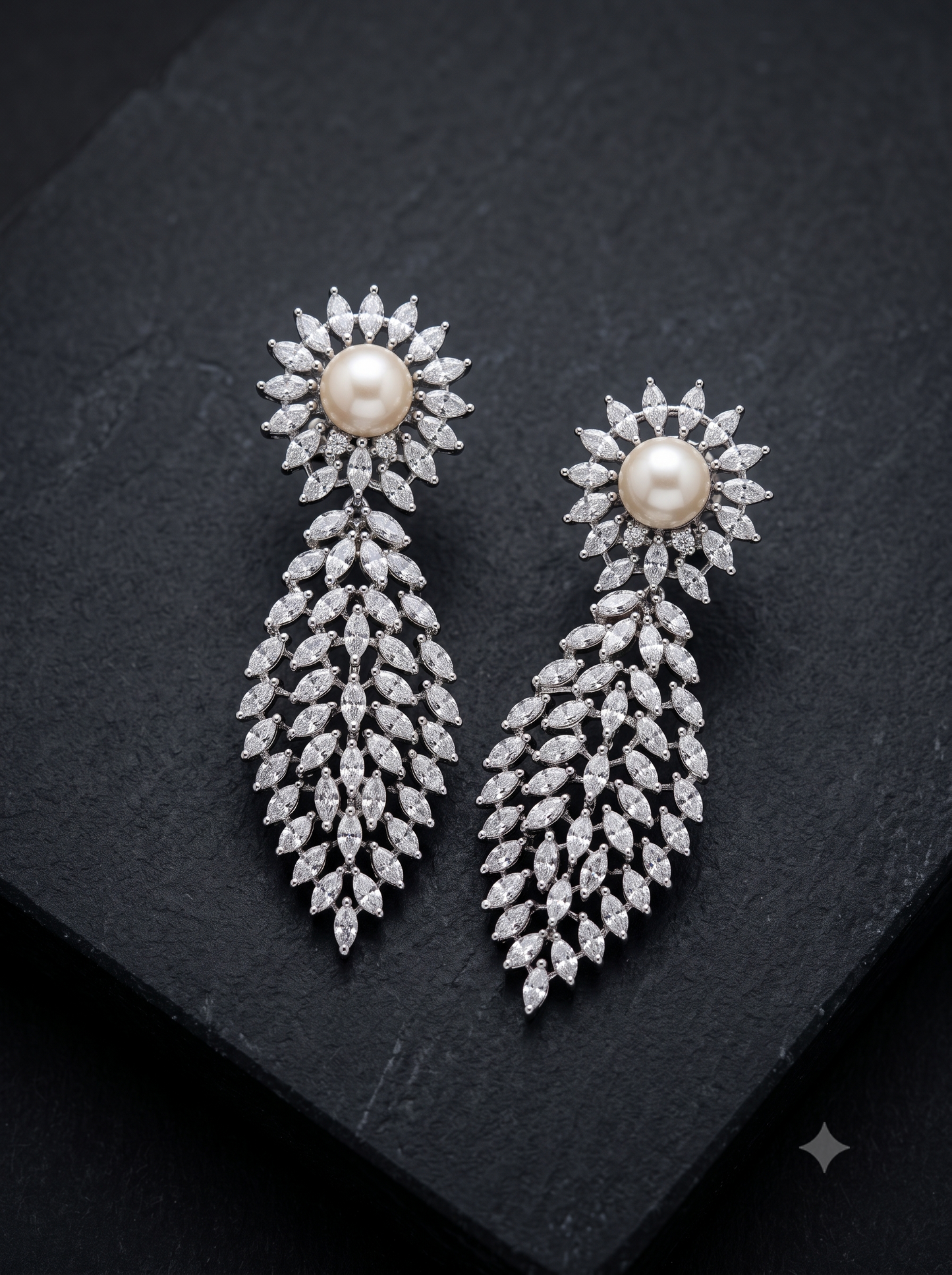 Pearl Starburst Earrings