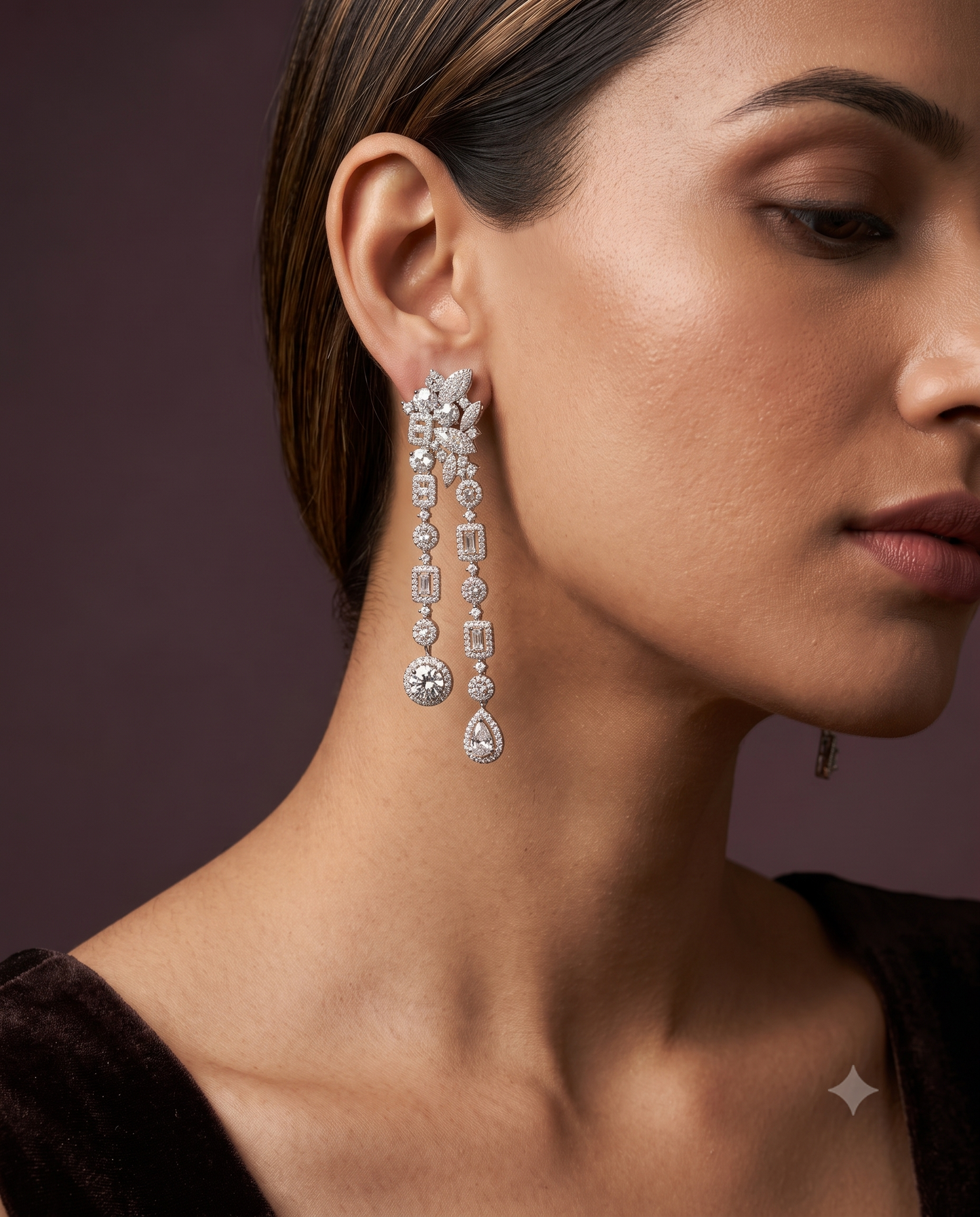 Chic Cascade Danglers