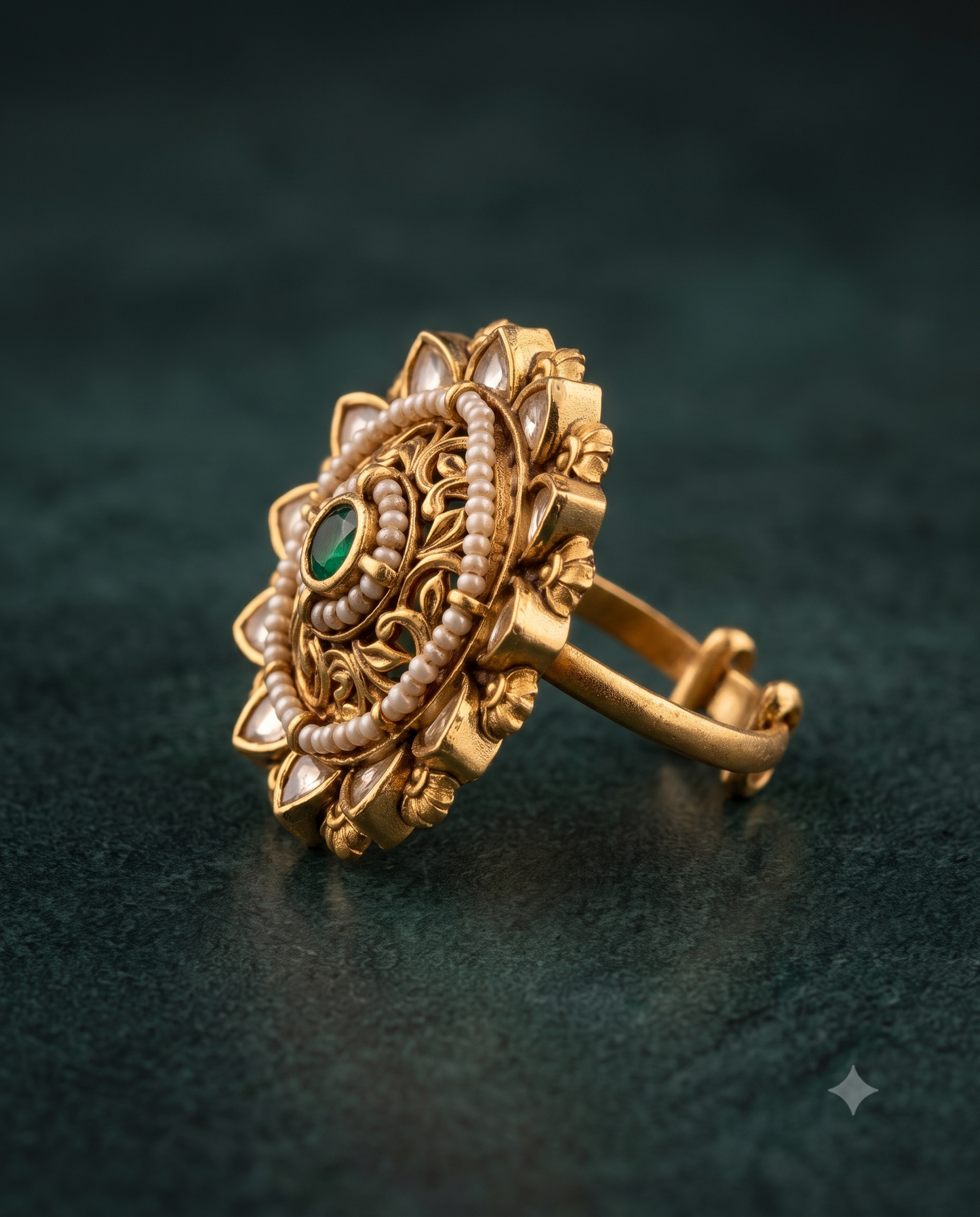 Golden Statement Ring