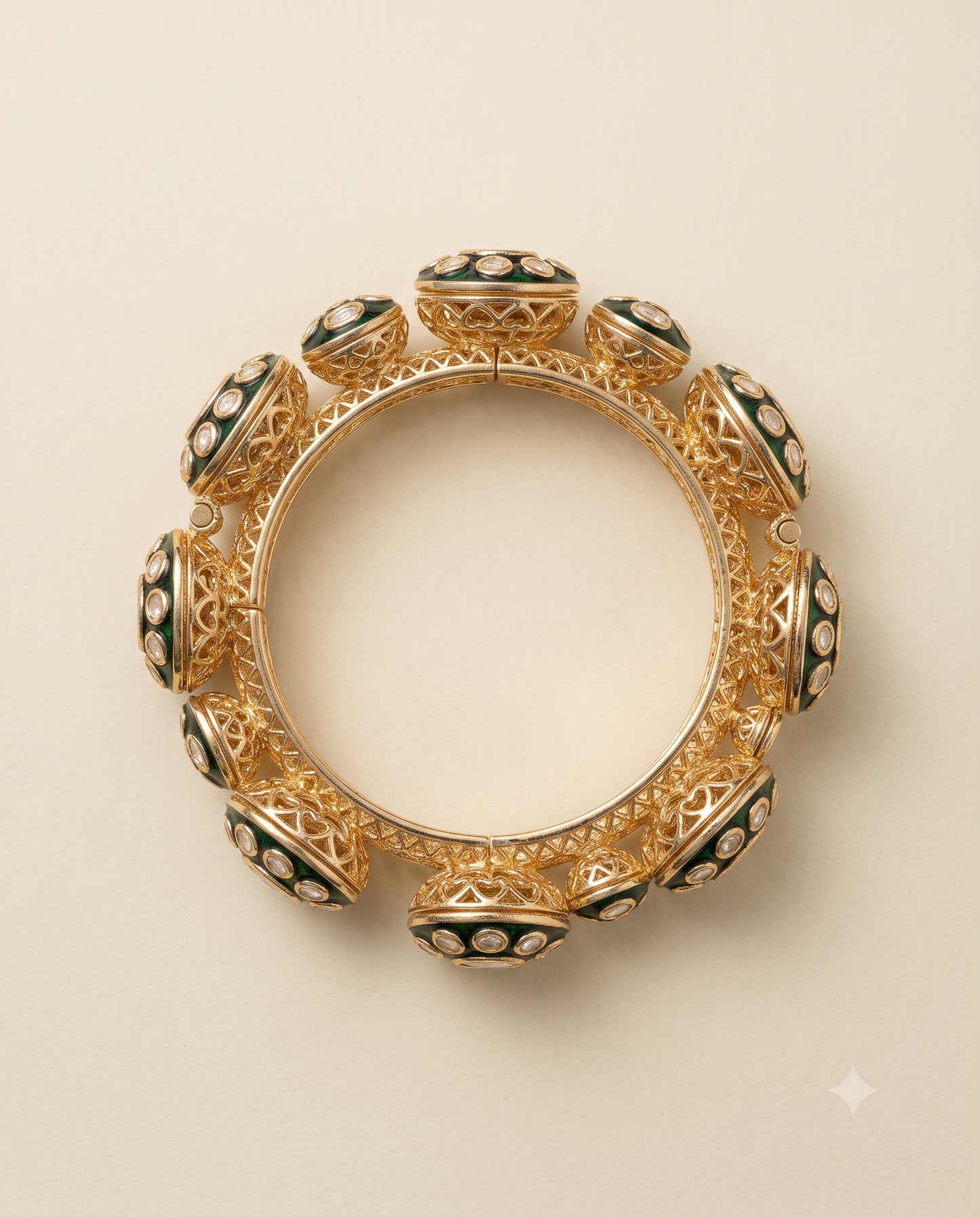 Mehr Meenakari Kada Bracelet