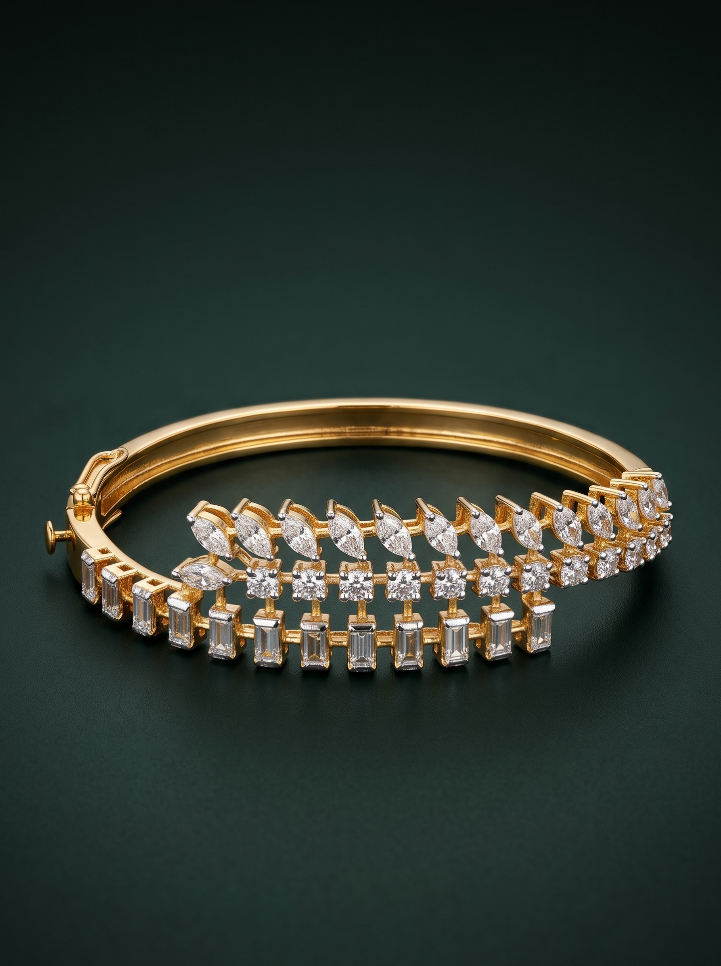 Pure SIlver Triple Zenith Bracelet