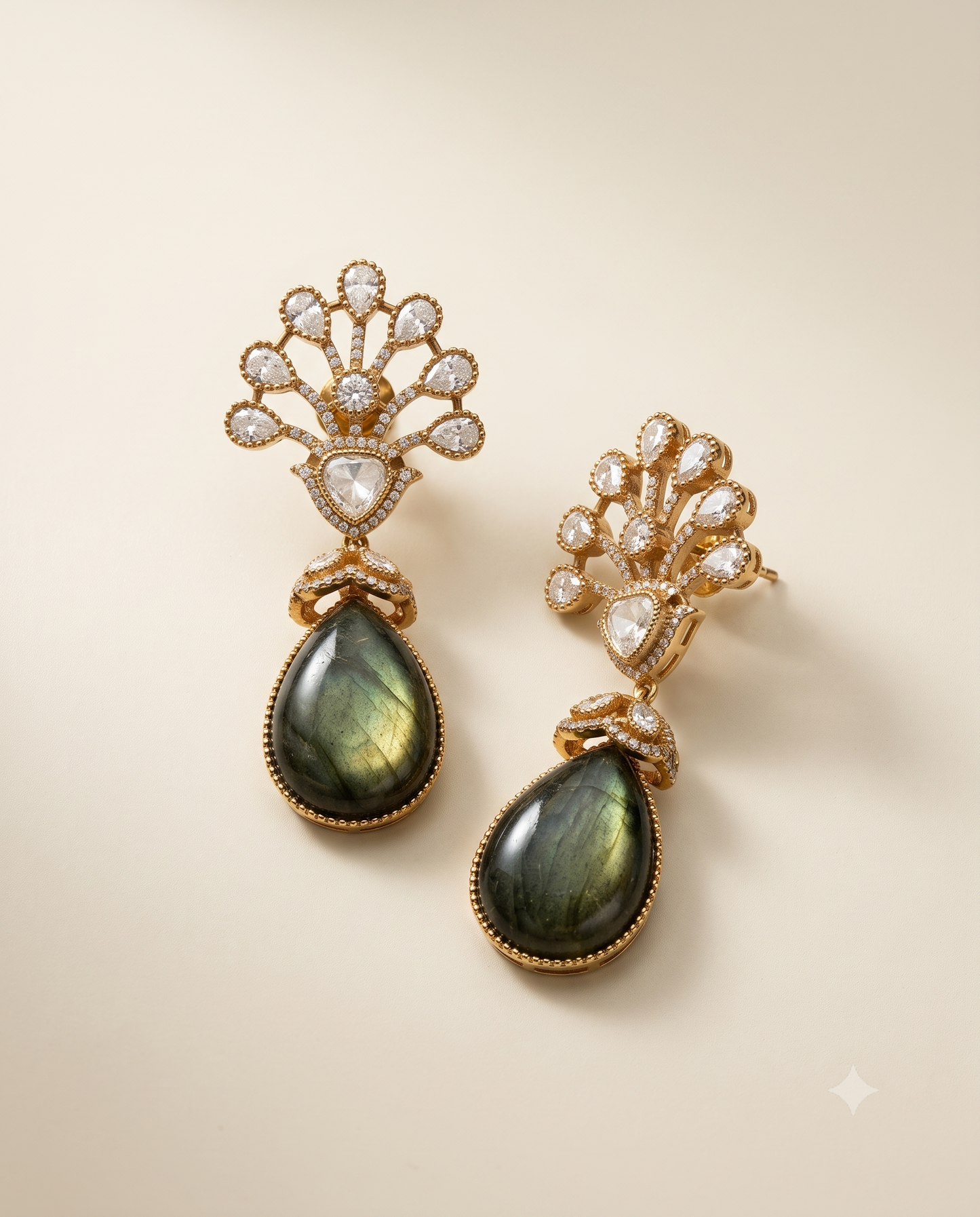 Polki Verde Green Drops