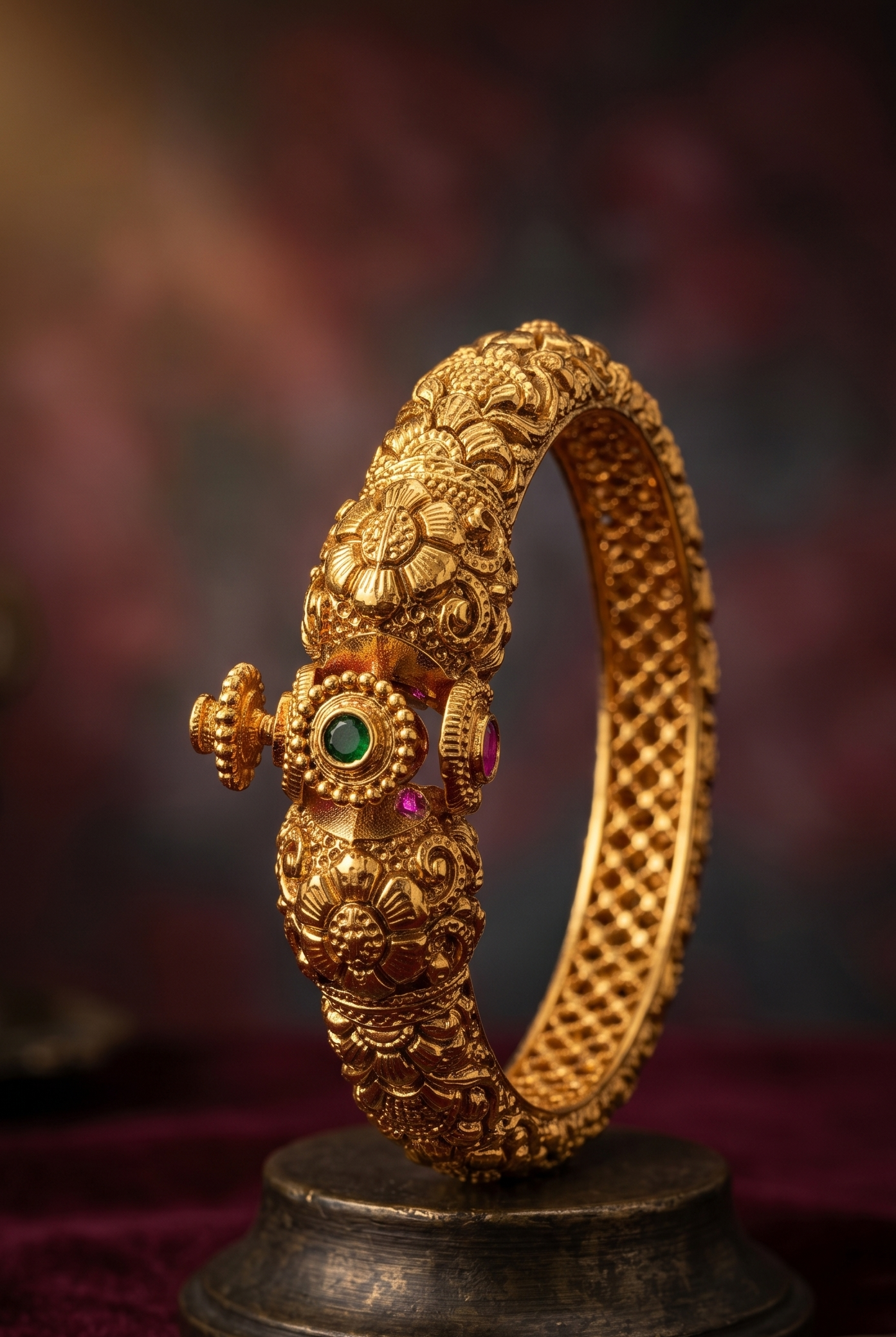 Luxe Temple Kada Bracelet
