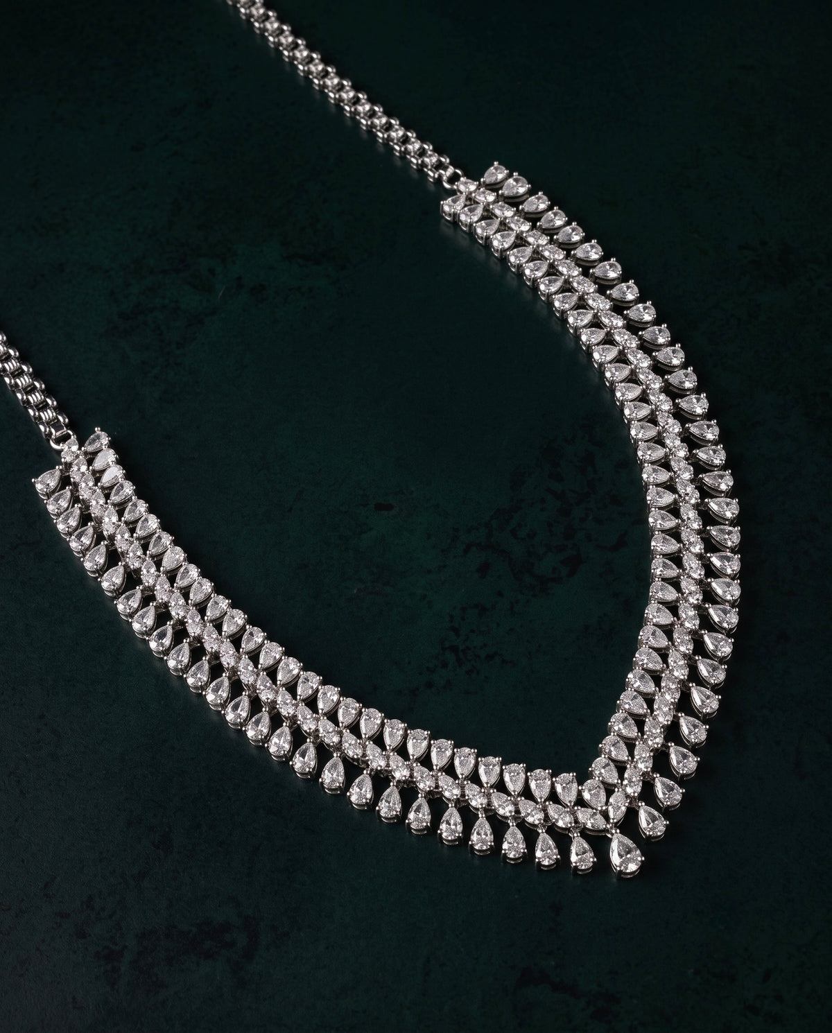 Royal Pear Drop Necklace Set
