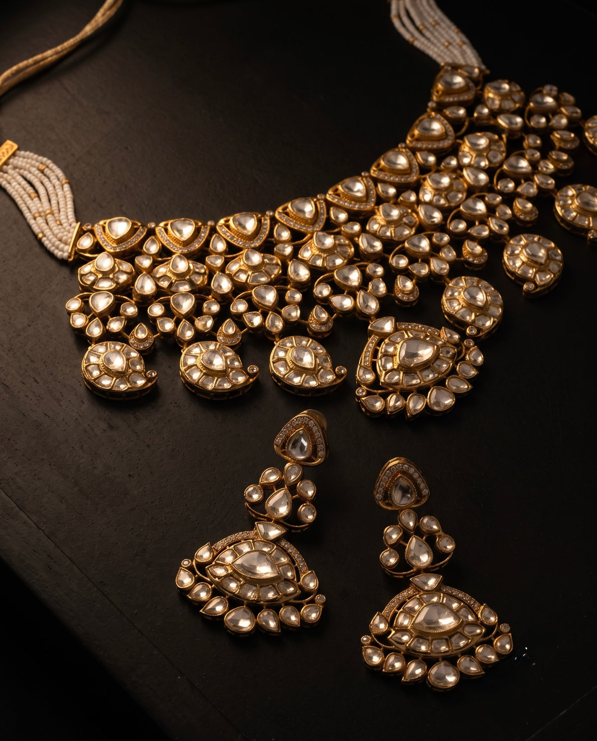 Polki Jharokha Necklace Set