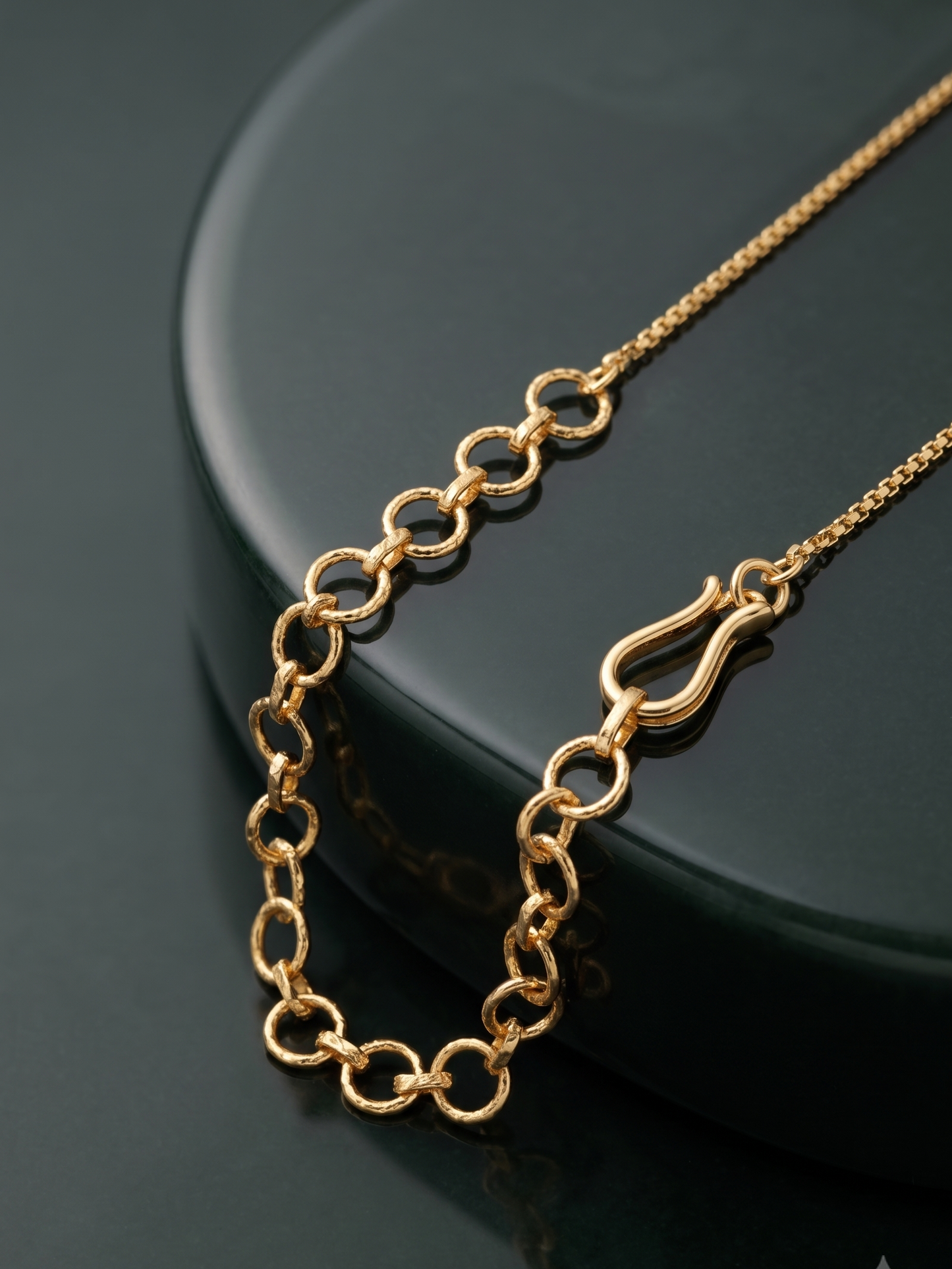 Pure Silver Regal Ruby Chain Pendant
