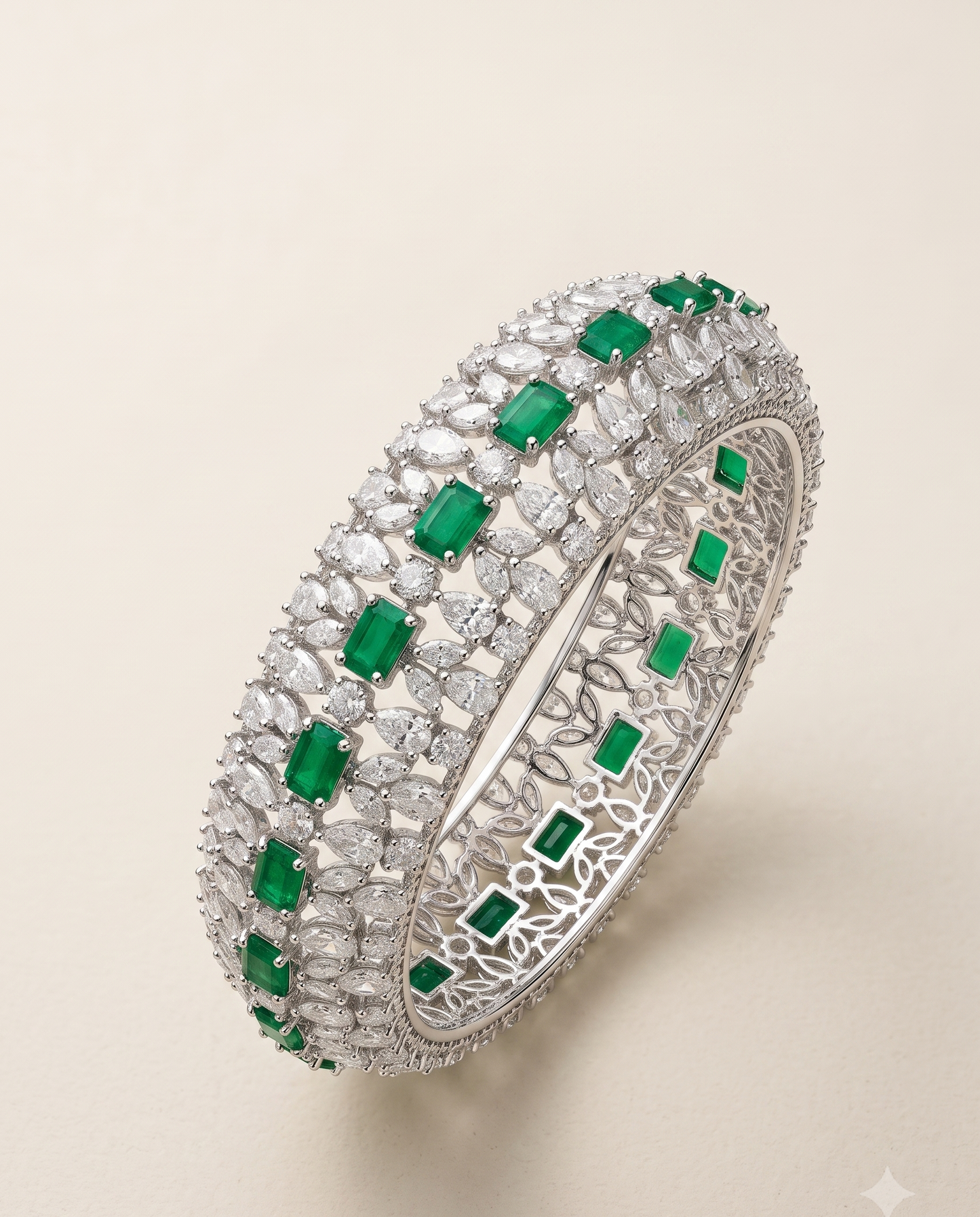 Emerald Cascade Bracelet