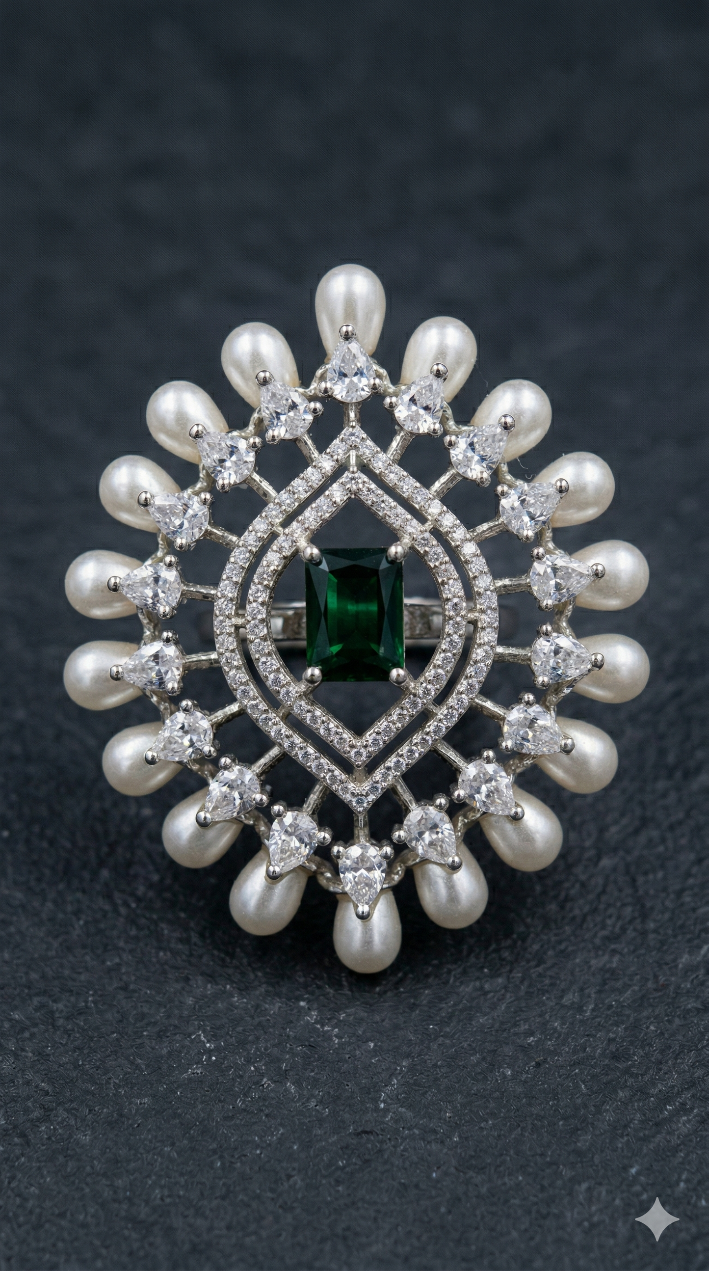 Majestic Emerald Ring