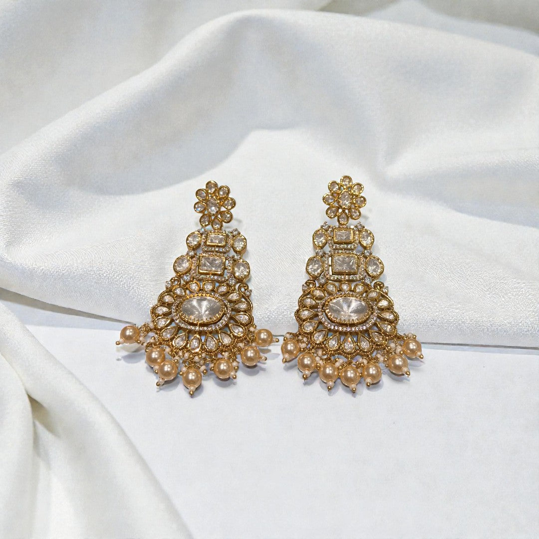 Polki Cascade Danglers