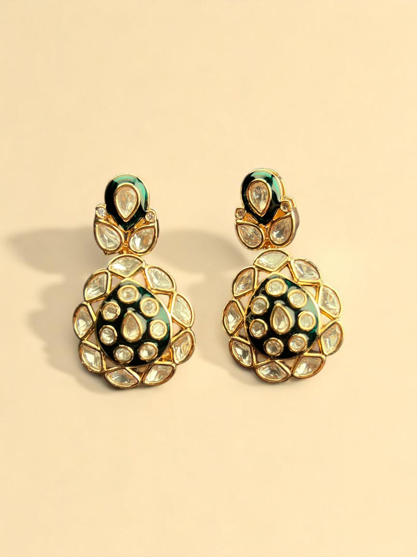 Peacock Bloom Earrings