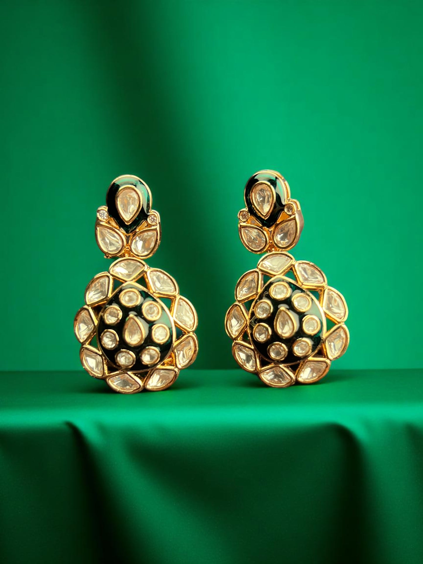 Peacock Bloom Earrings
