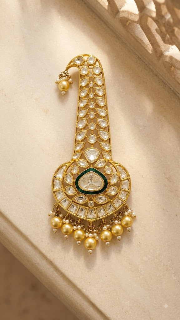 Green Meena Polki Kilangi