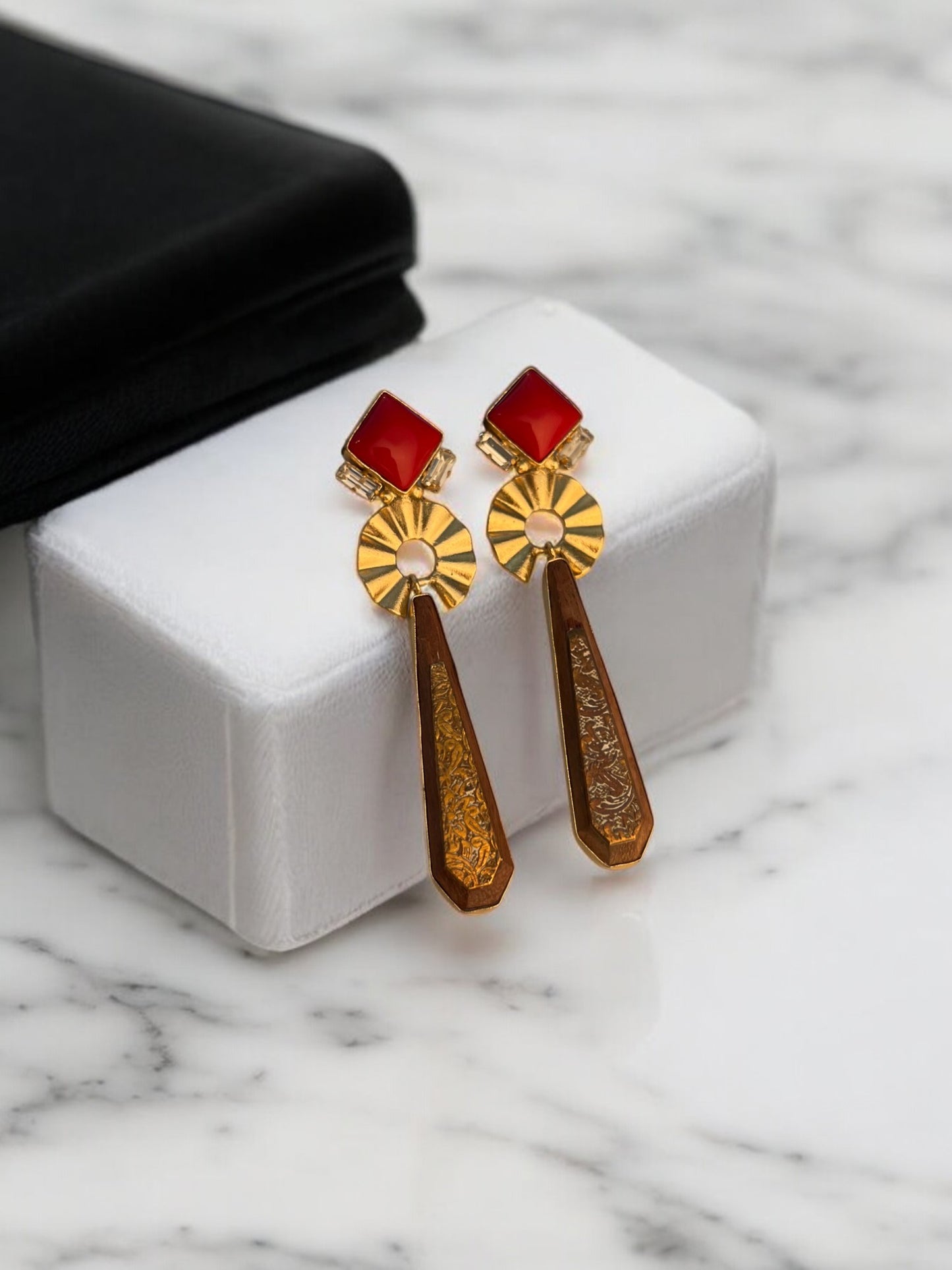 Scarlet Drop Earrings