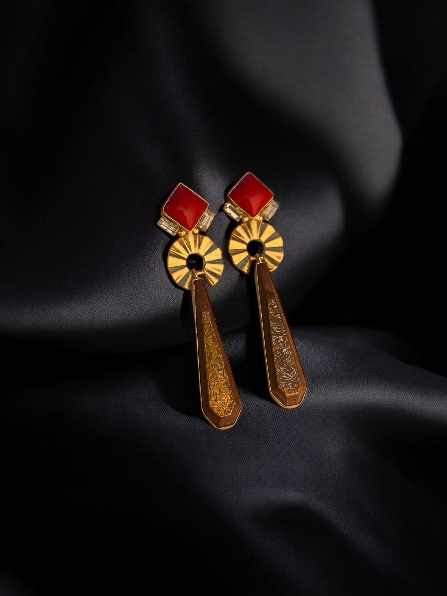 Scarlet Drop Earrings