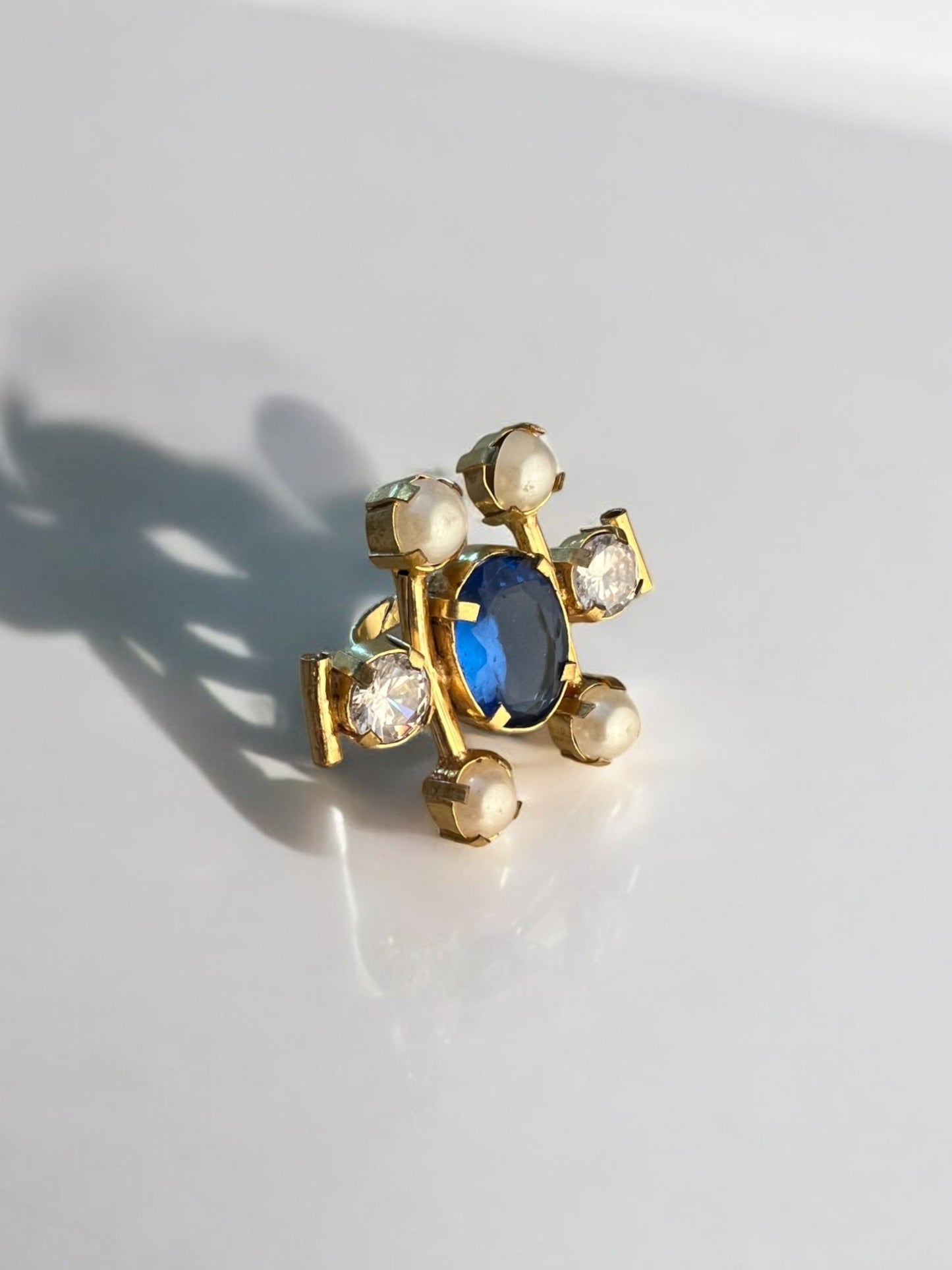 Sapphire Orbit Ring
