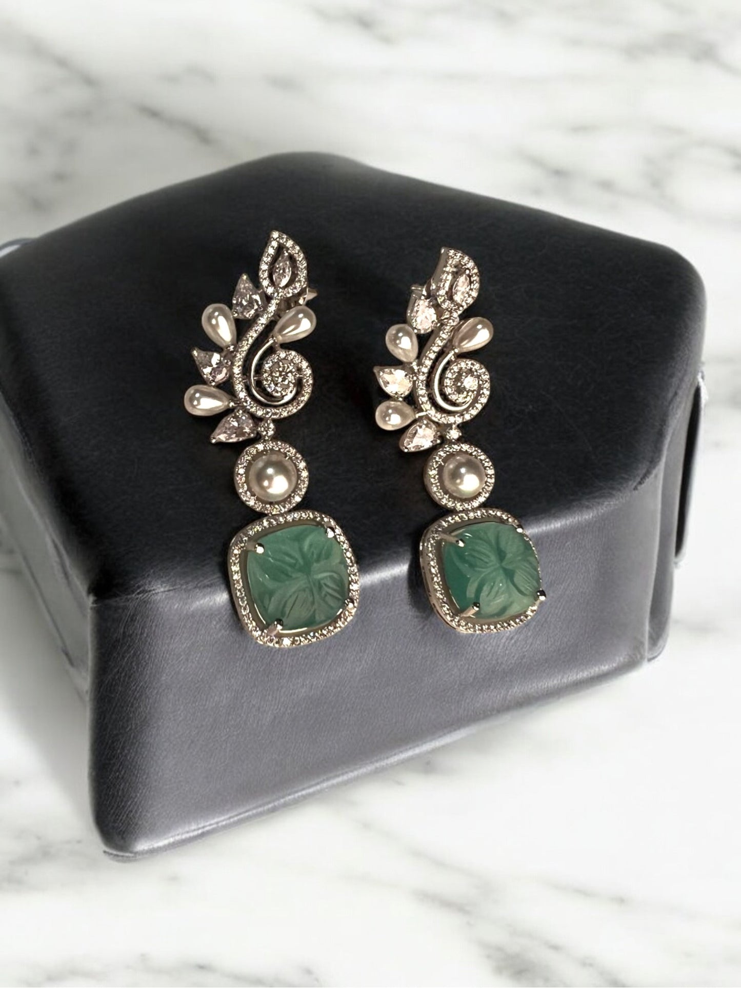 Bloom Pearl Drop Earrings