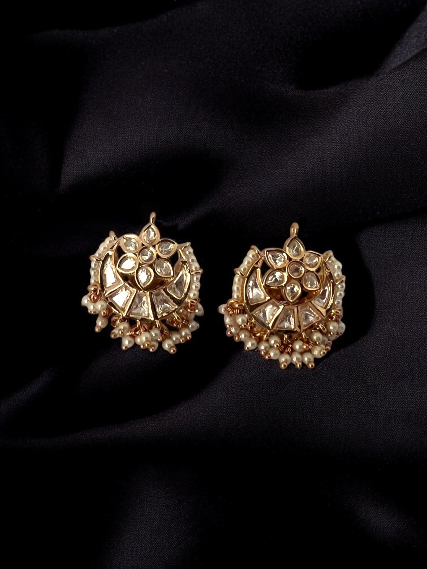 Royal Kundan Pearl Earrings