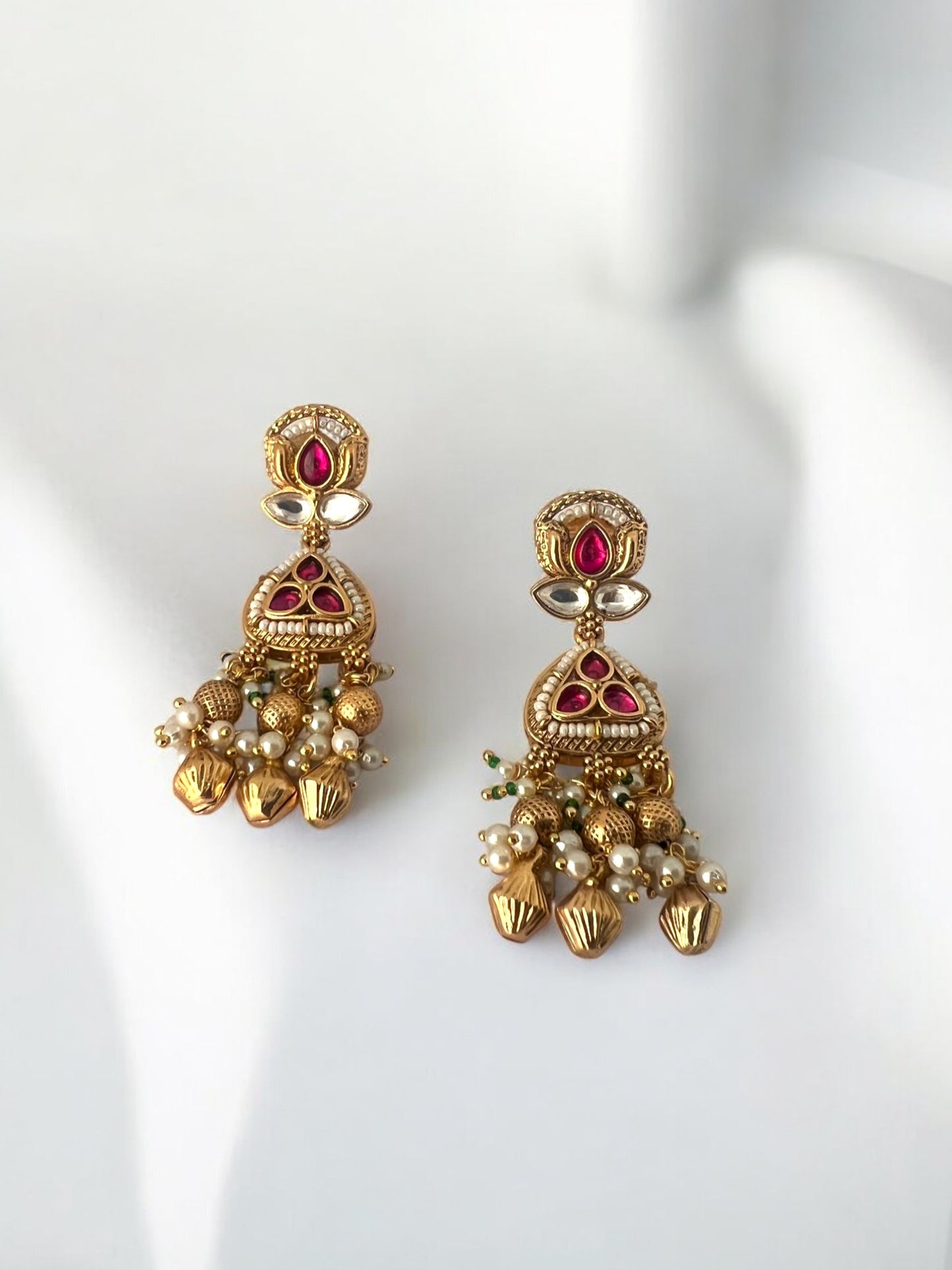 Ruby Pearl Jhumka