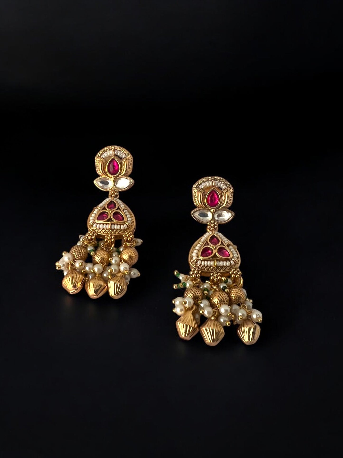 Ruby Pearl Jhumka