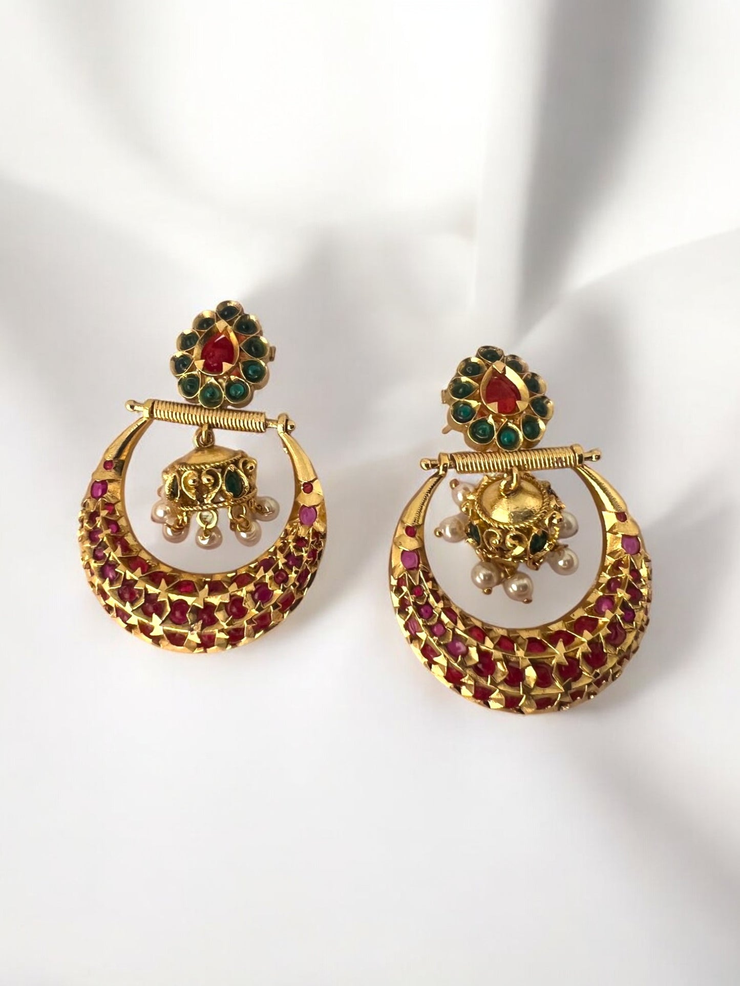 Royal Crescent Chandbali Earrings