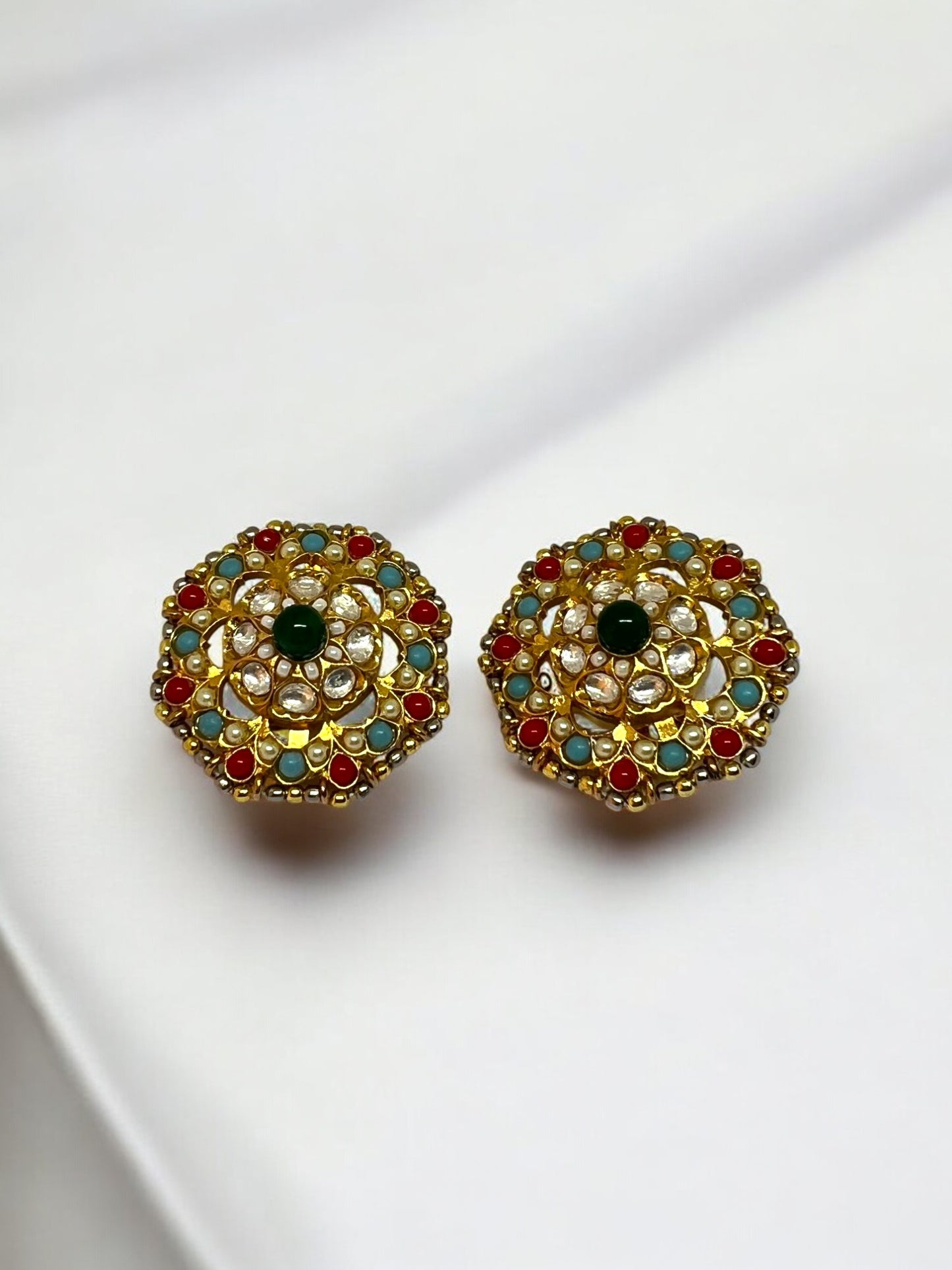 Meenakari Medley Studs